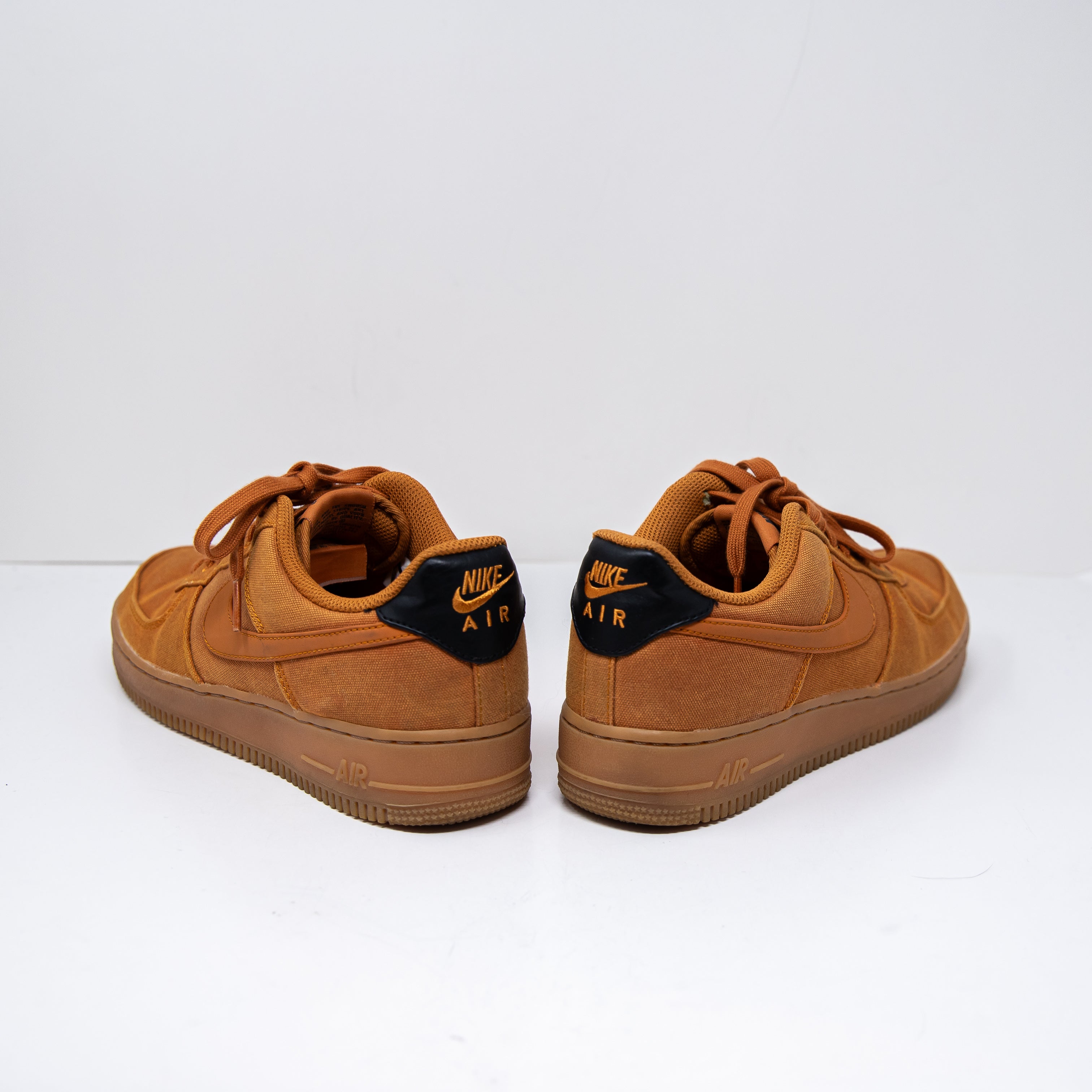 Nike Women's Air Force 1 Low '07 Monarch Gum Brown Black Sneakers Shoes 7