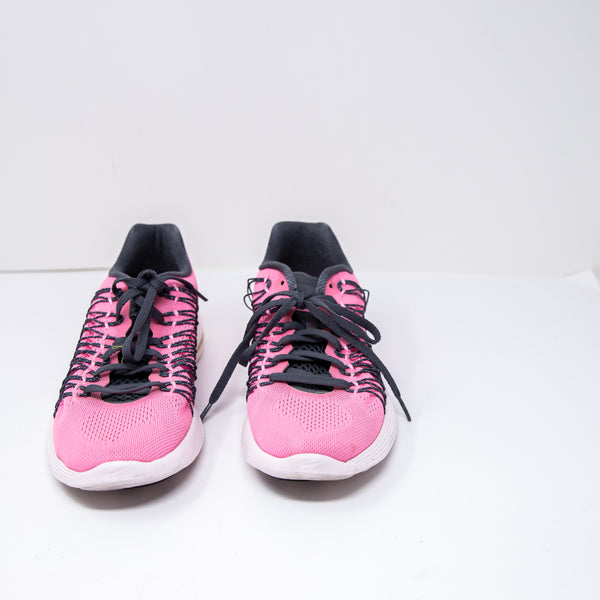 Nike Women's Lunaracer Flywire Racing Low Top Lace up Sneakers Shoes Pink Gray 8