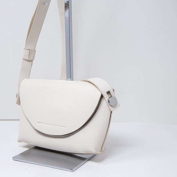 Allsaints Francine Genuine Leather Top Flap Medium Convertible Crossbody Purse