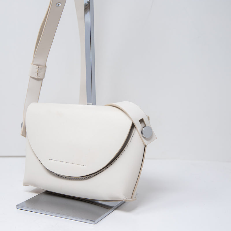 Allsaints Francine Genuine Leather Top Flap Medium Convertible Crossbody Purse