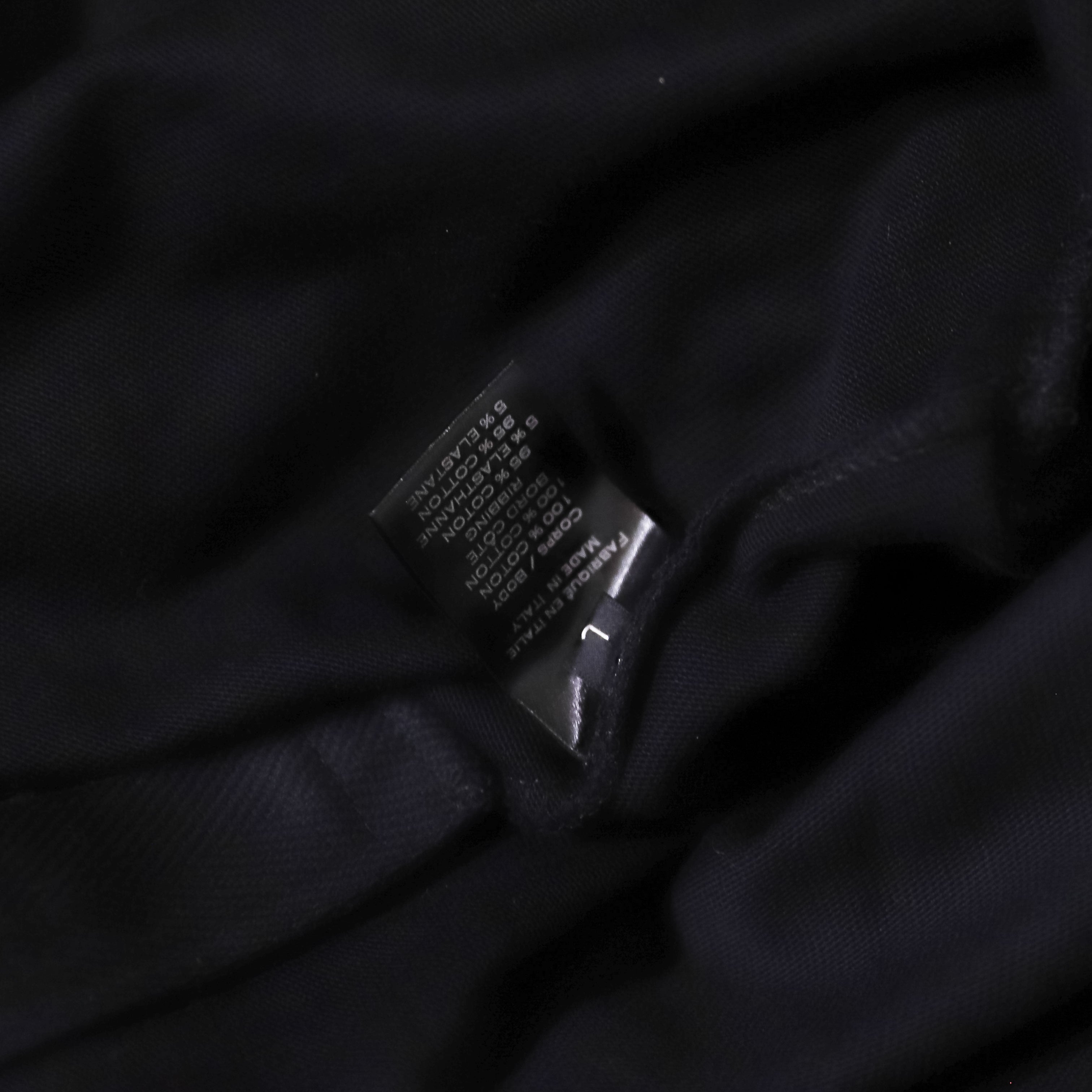 Balmain Men's Black Long Side Full Zip Cotton Hoodie Jacket Solid Black Large
