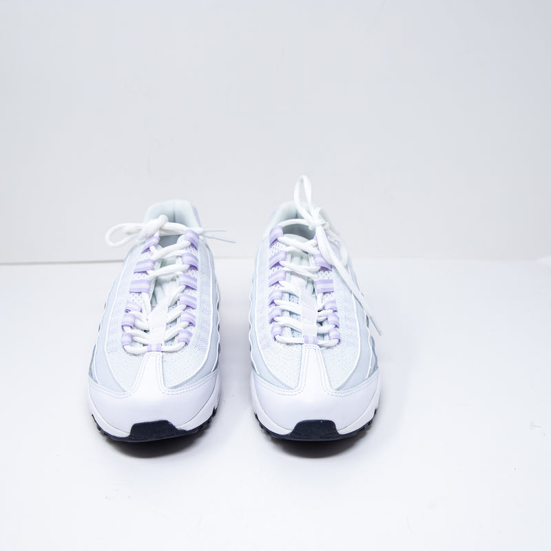 NEW Nike Girl's Air Max 95 Recraft Low Top Lace Up Sneakers Shoes Purple White
