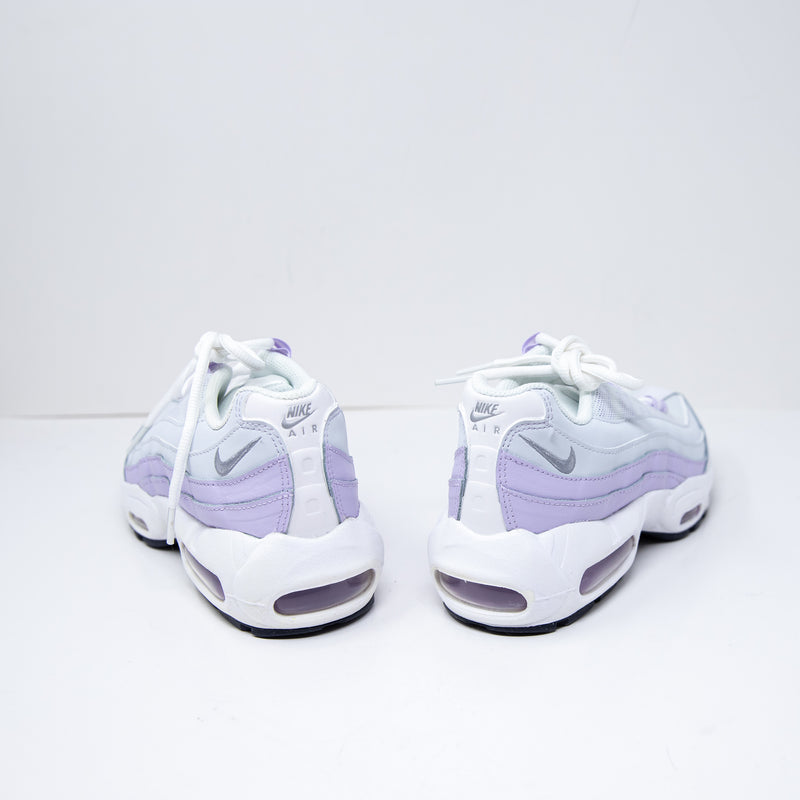 NEW Nike Girl's Air Max 95 Recraft Low Top Lace Up Sneakers Shoes Purple White