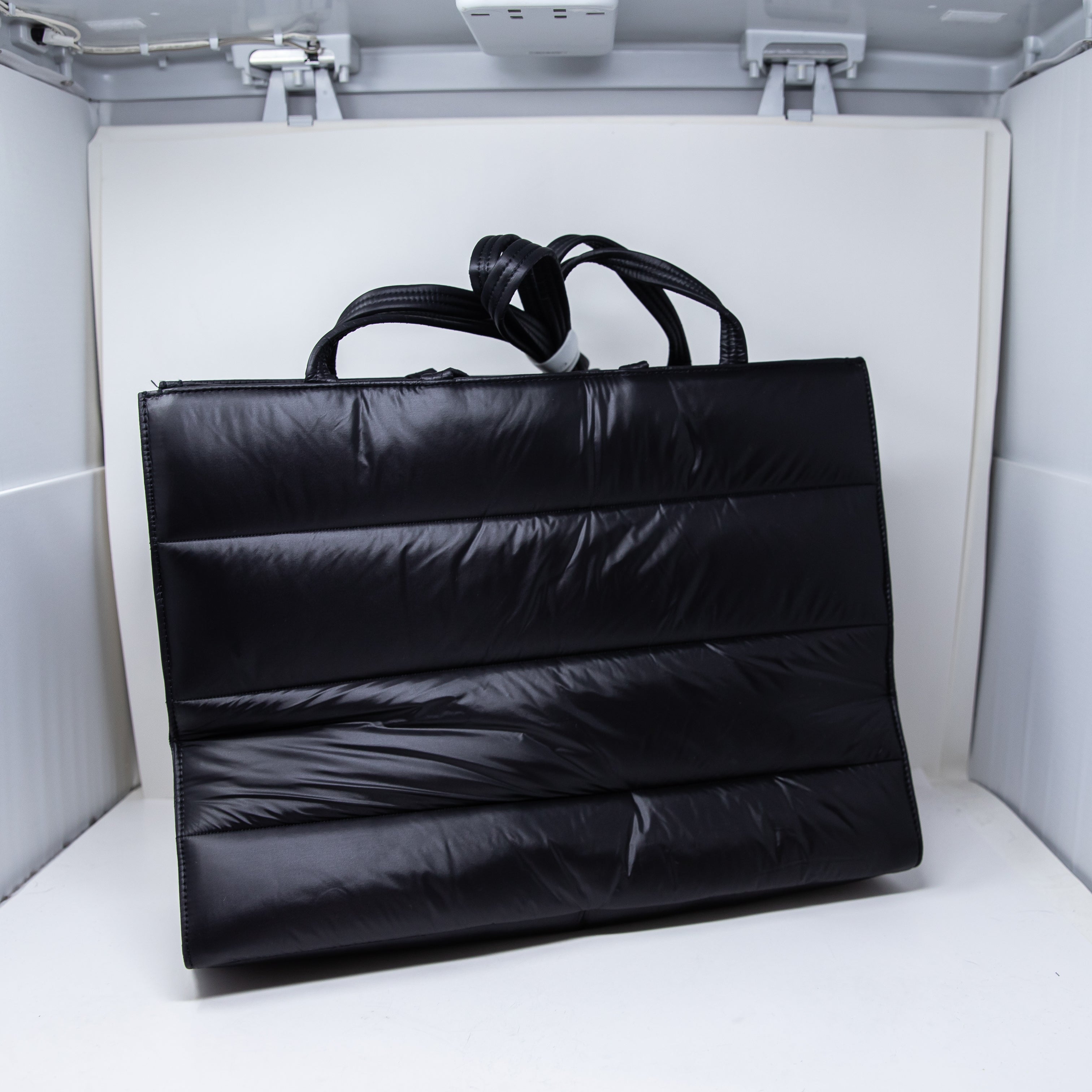 Telfar x Moose Knuckle Puff Quilted Convertible Crossbody Purse Shopper Tote Bag