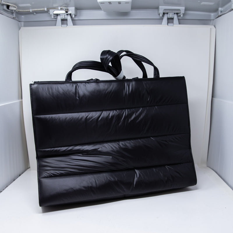 Telfar x Moose Knuckle Puff Quilted Convertible Crossbody Purse Shopper Tote Bag