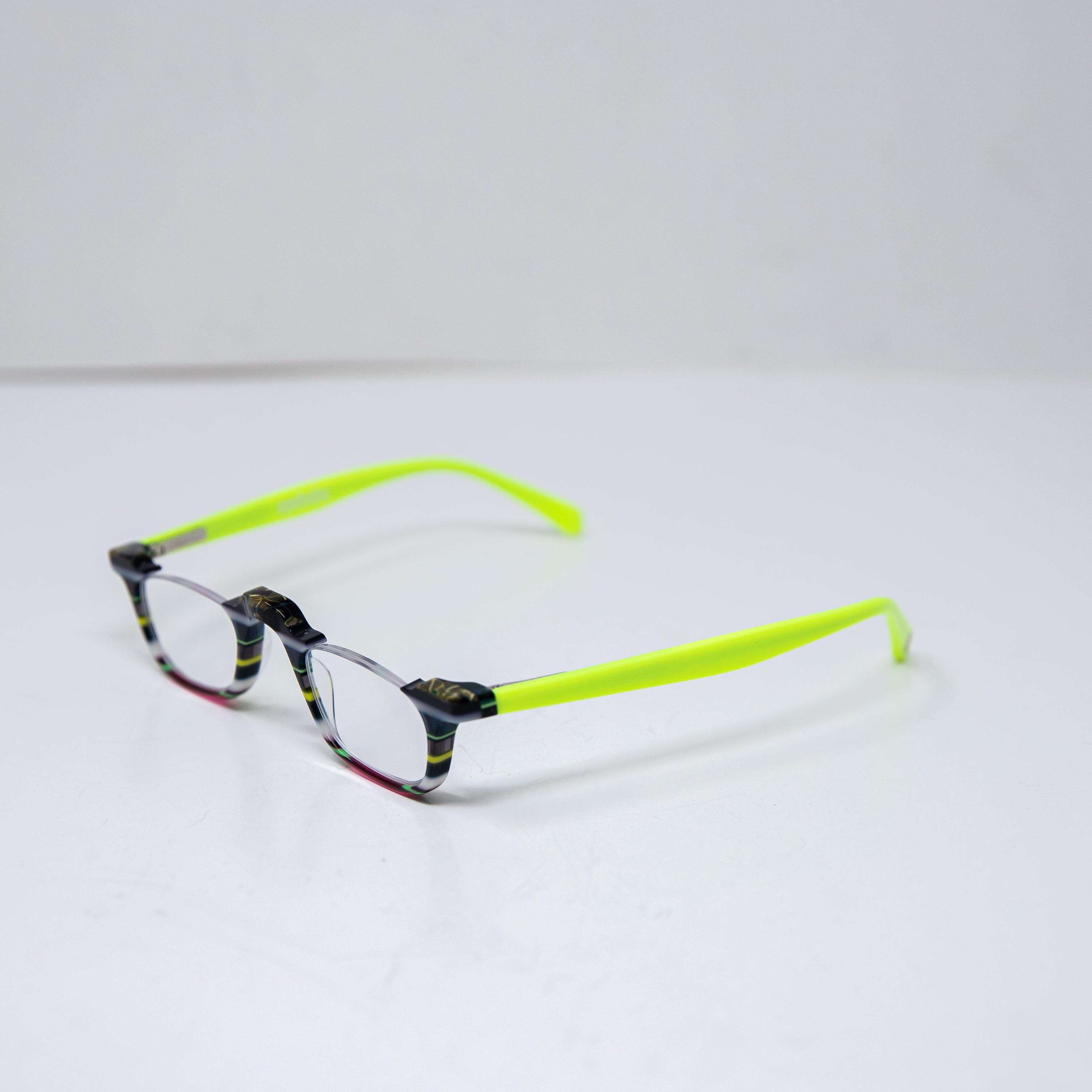 Eyebobs Untamed Half Rim Fashion Accessory Magnifying Glasses Yellow Multi