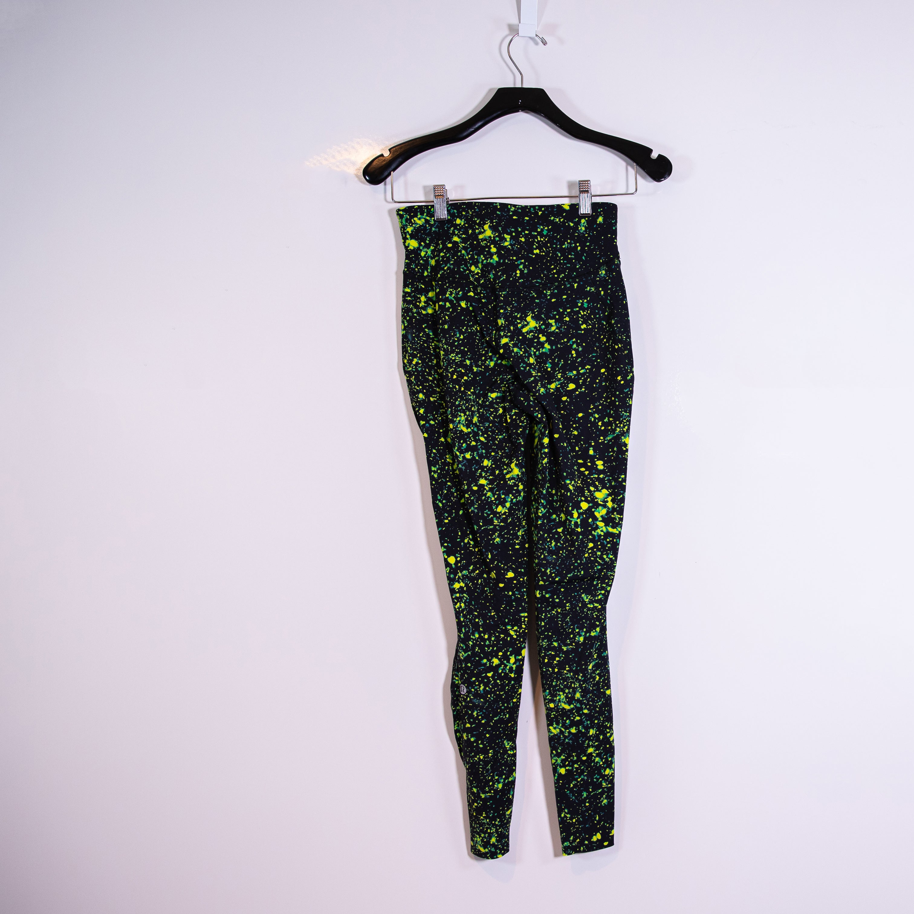 Lululemon Base Pace High-Rise Running Tight 28" Sparks Fly Multi Black Green 6