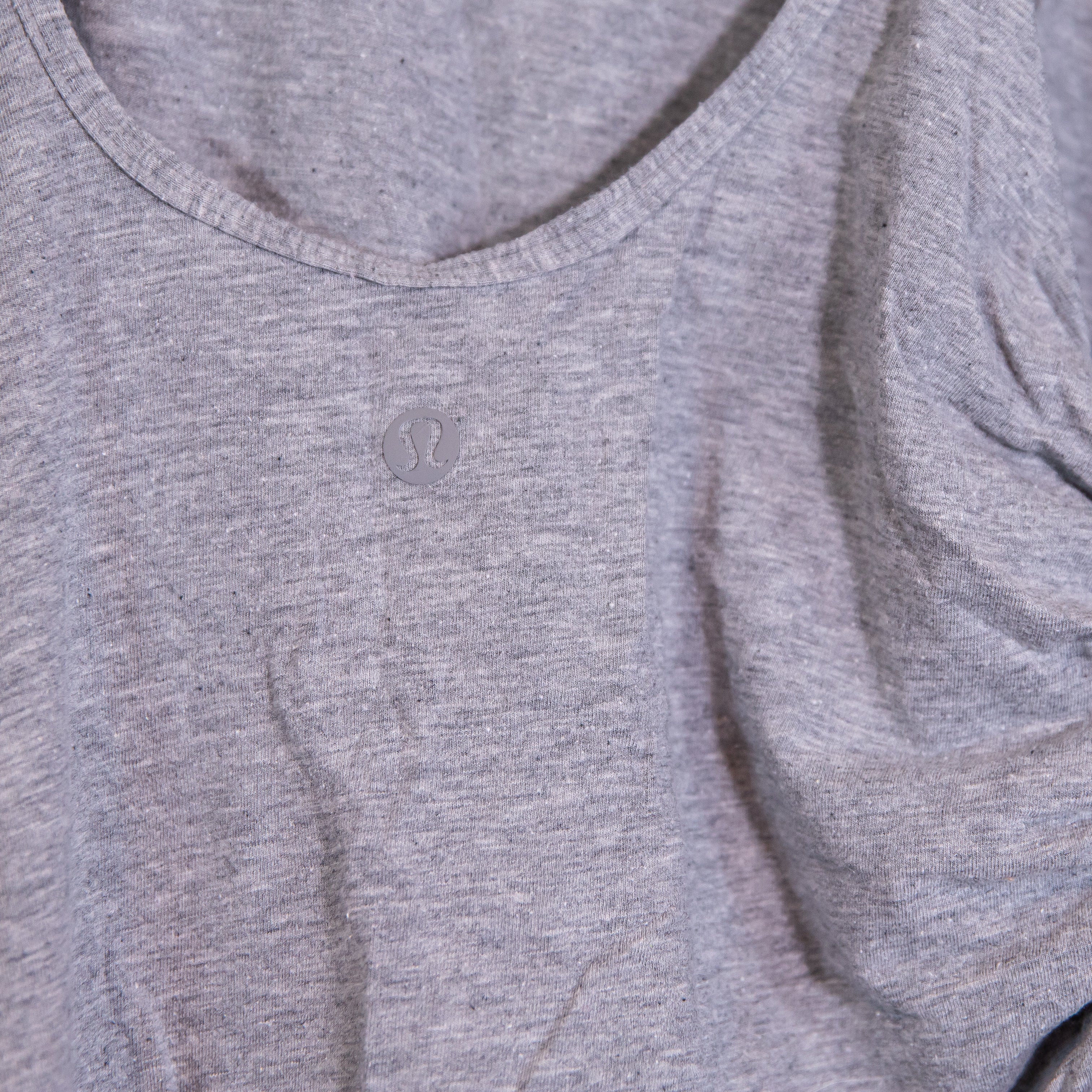 Lululemon Always Two Sides Ruched Adjustable Tank Top Heathered Medium Grey M