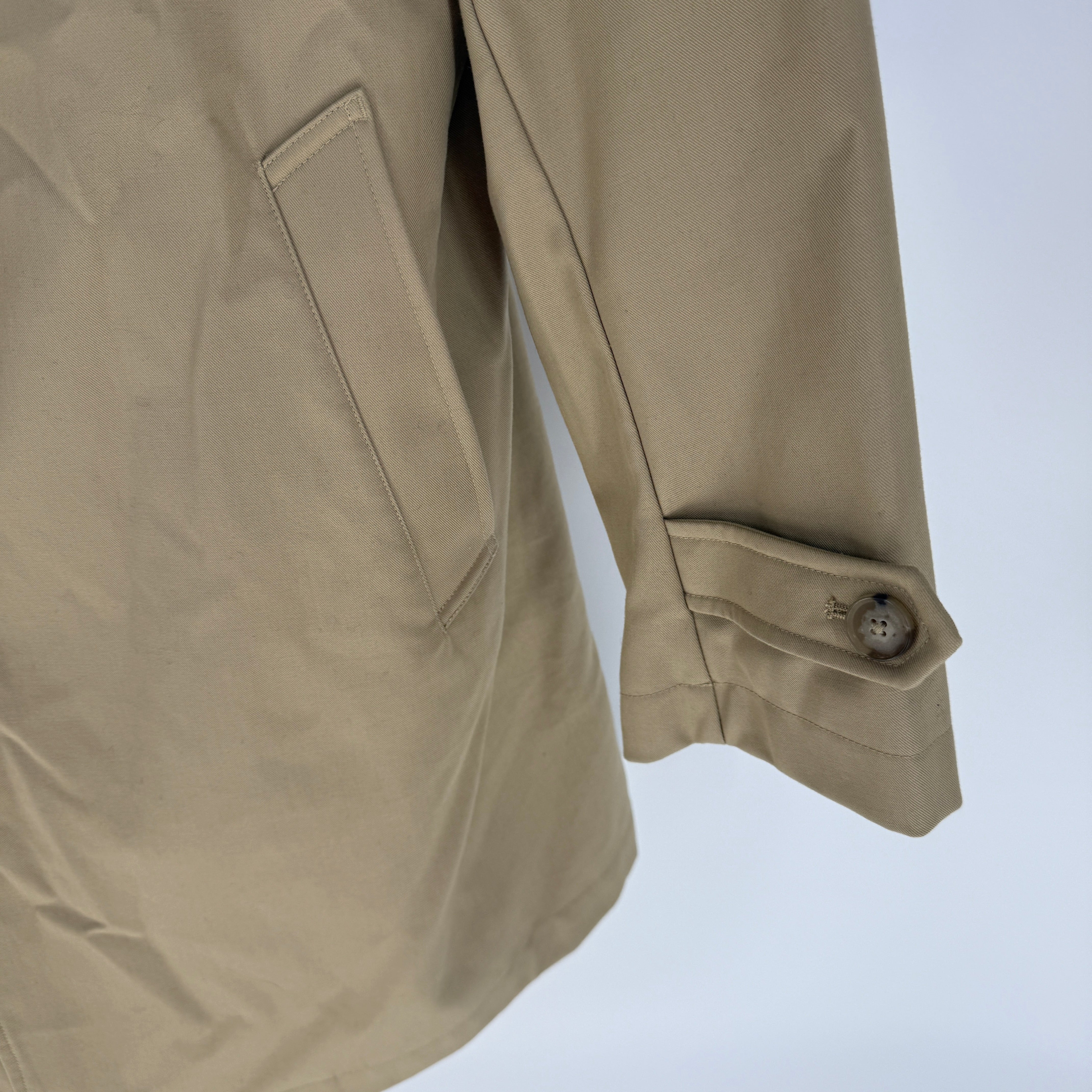 Polo Ralph Lauren Women's Cotton Twill Collared Midi Trench Coat Jacket Medium