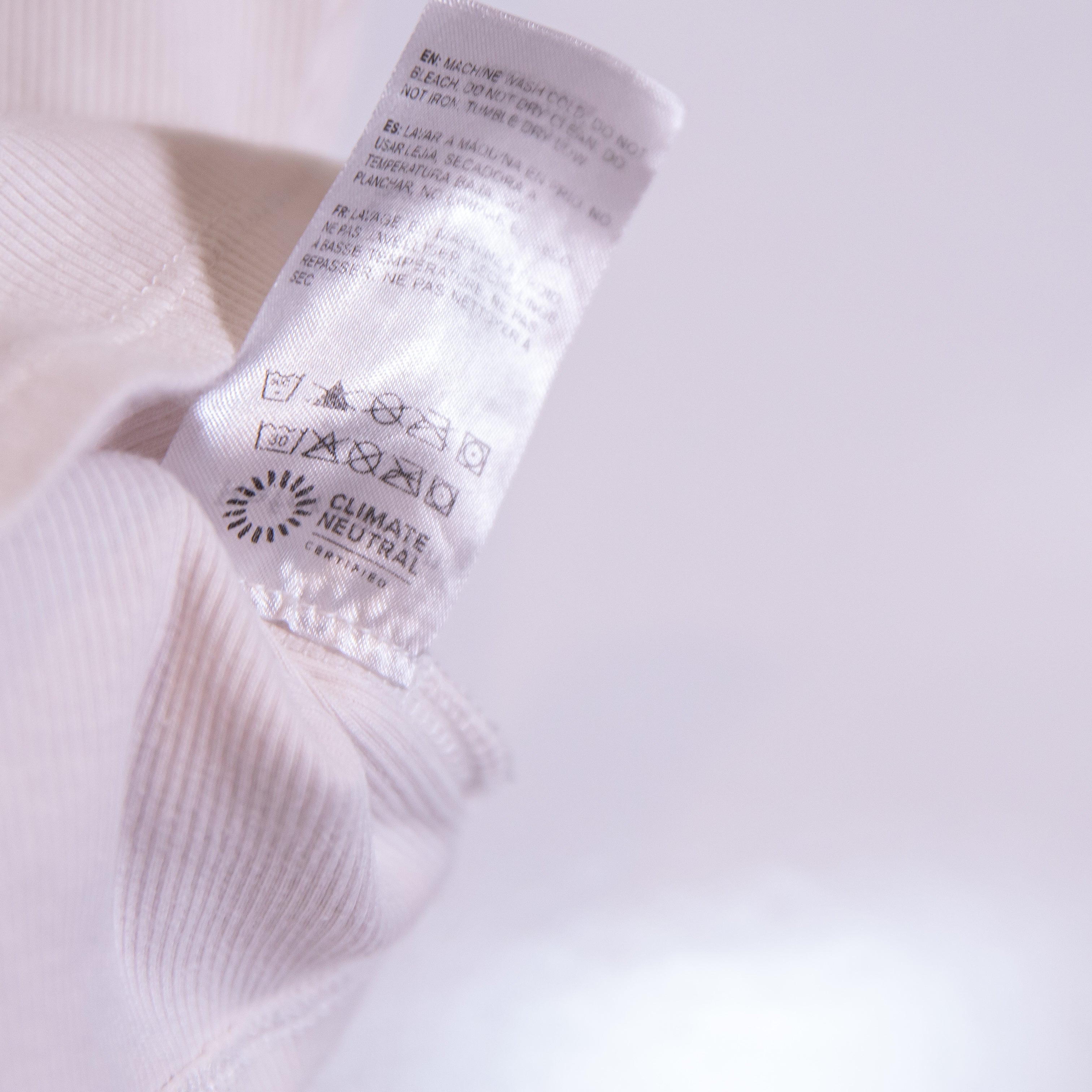 Reformation Muse Crew Neck Short Sleeve Ribbed Crop Organic Cotton Tee Shirt XS