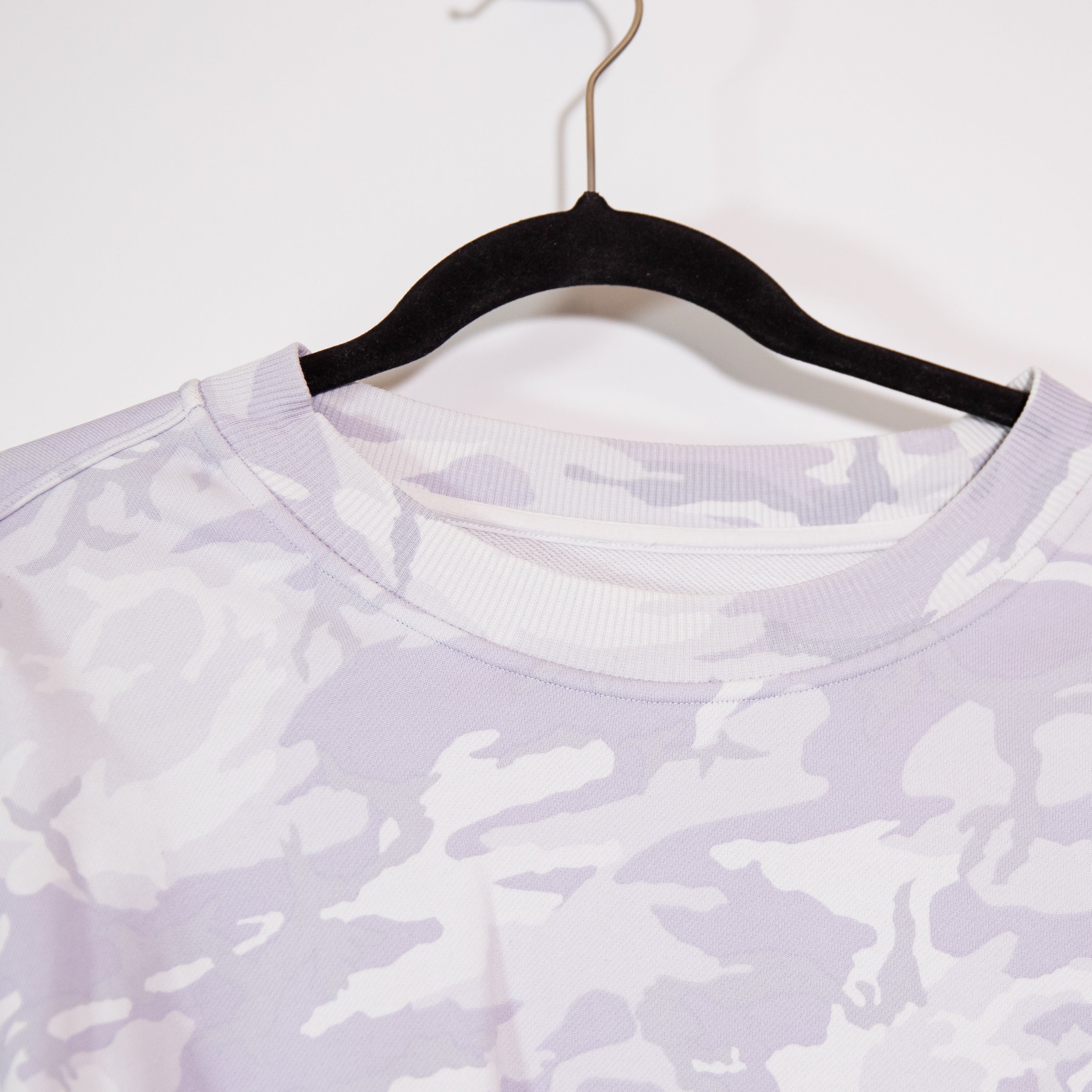 Lululemon Perfectly Oversized Crew Neck Incognito Camo Alpine White Multi Medium