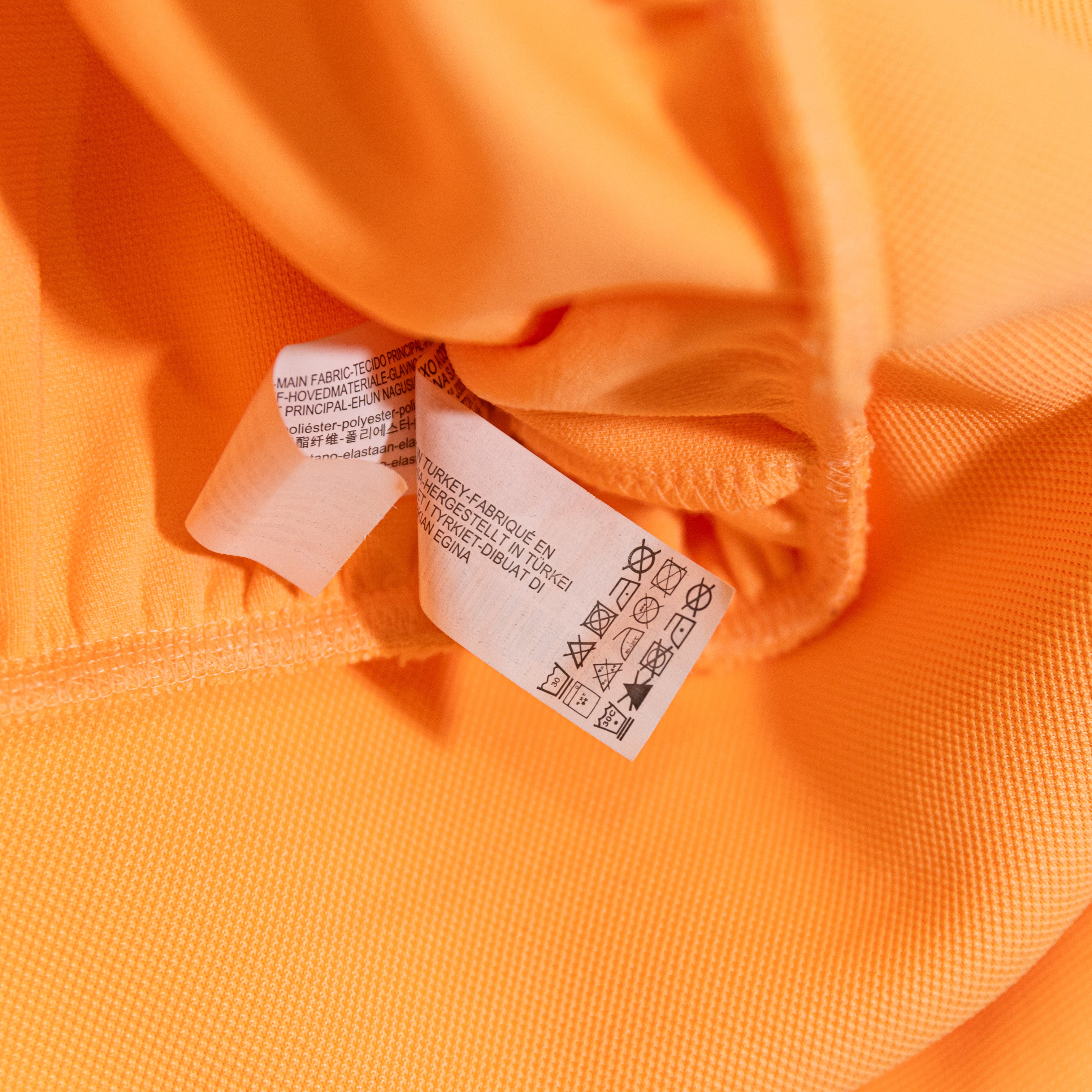 Zara Women's Neon Orange Highlighter Full Zip Cropped Hoodie Jacket Small