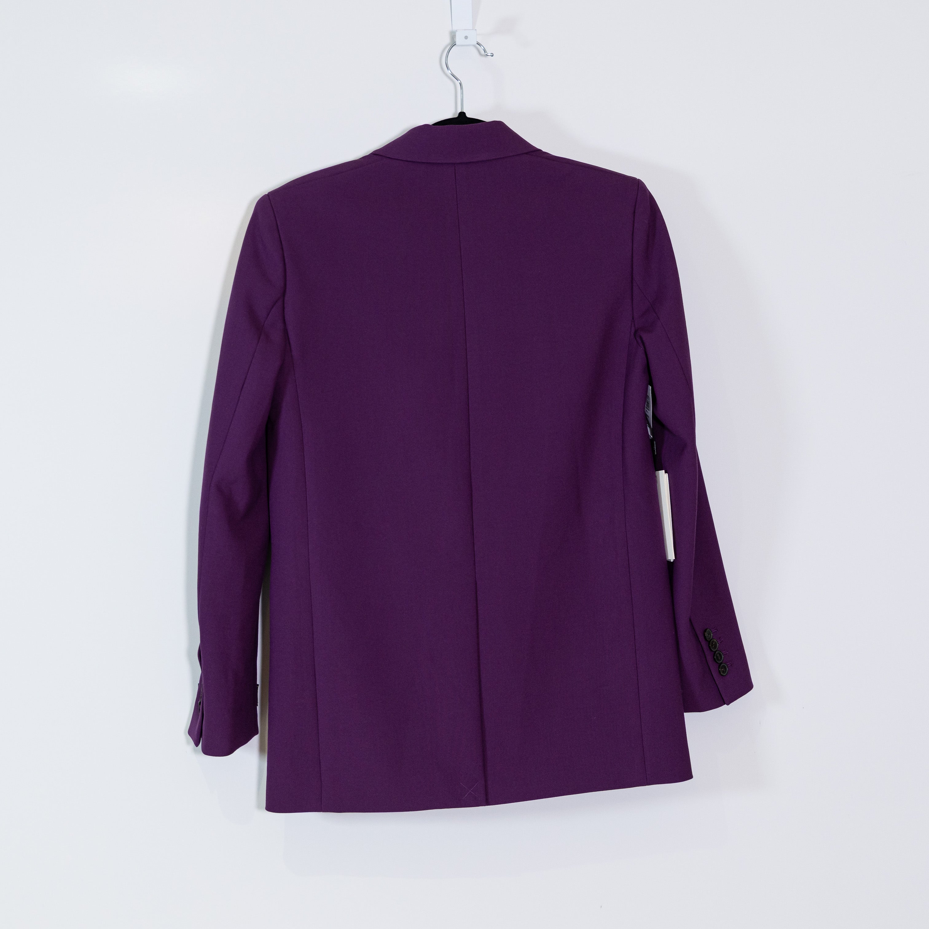 NEW Babaton Aritzia Agency Structured Button Blazer Jacket Dewberry Purple XXS