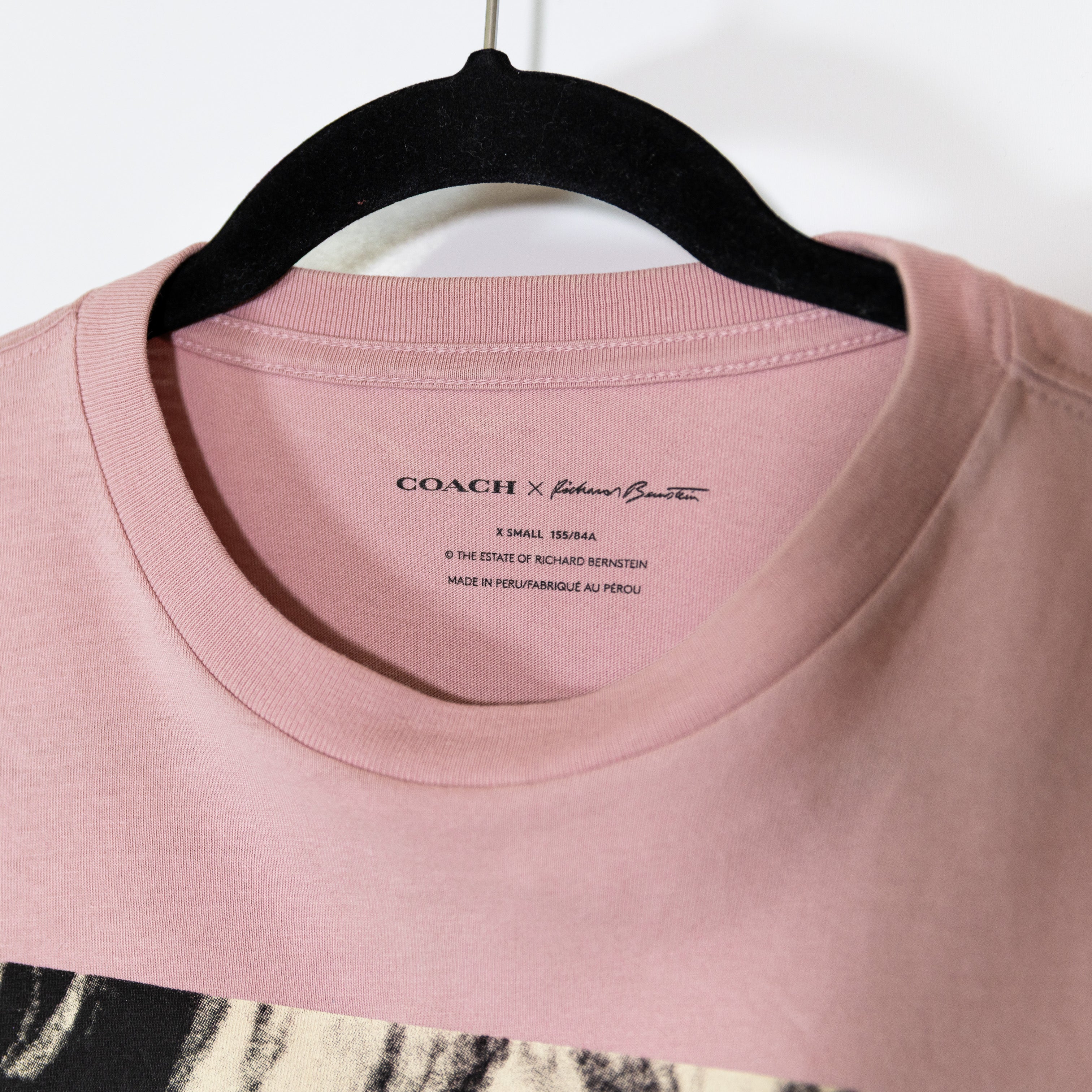 Coach x Richard Bernstein Richard Bernstein Retro Graphic Print Cotton Tee Shirt