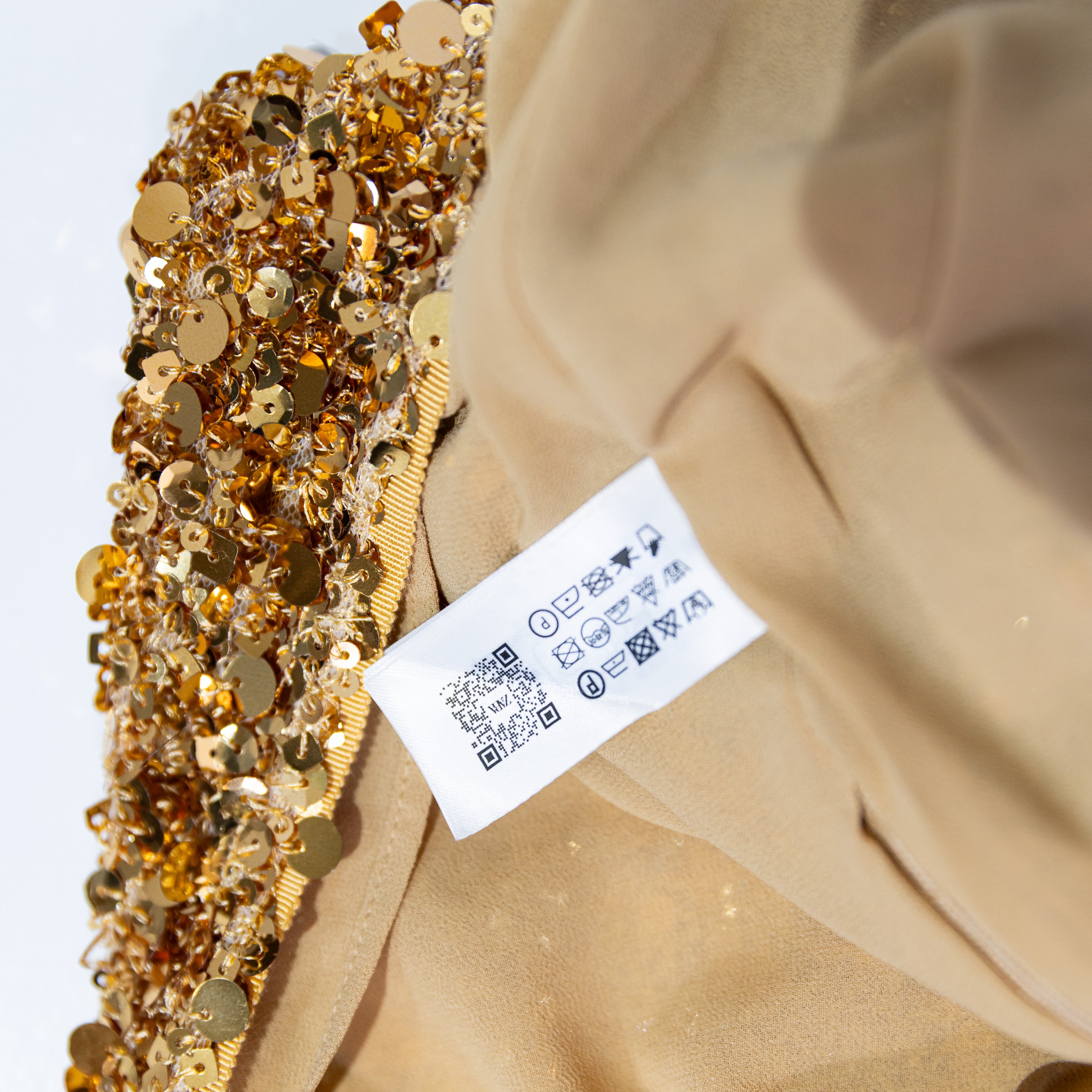 Zara Women's Gold Sequin Embellished Sparkle Mini Cocktail Party Skirt XS