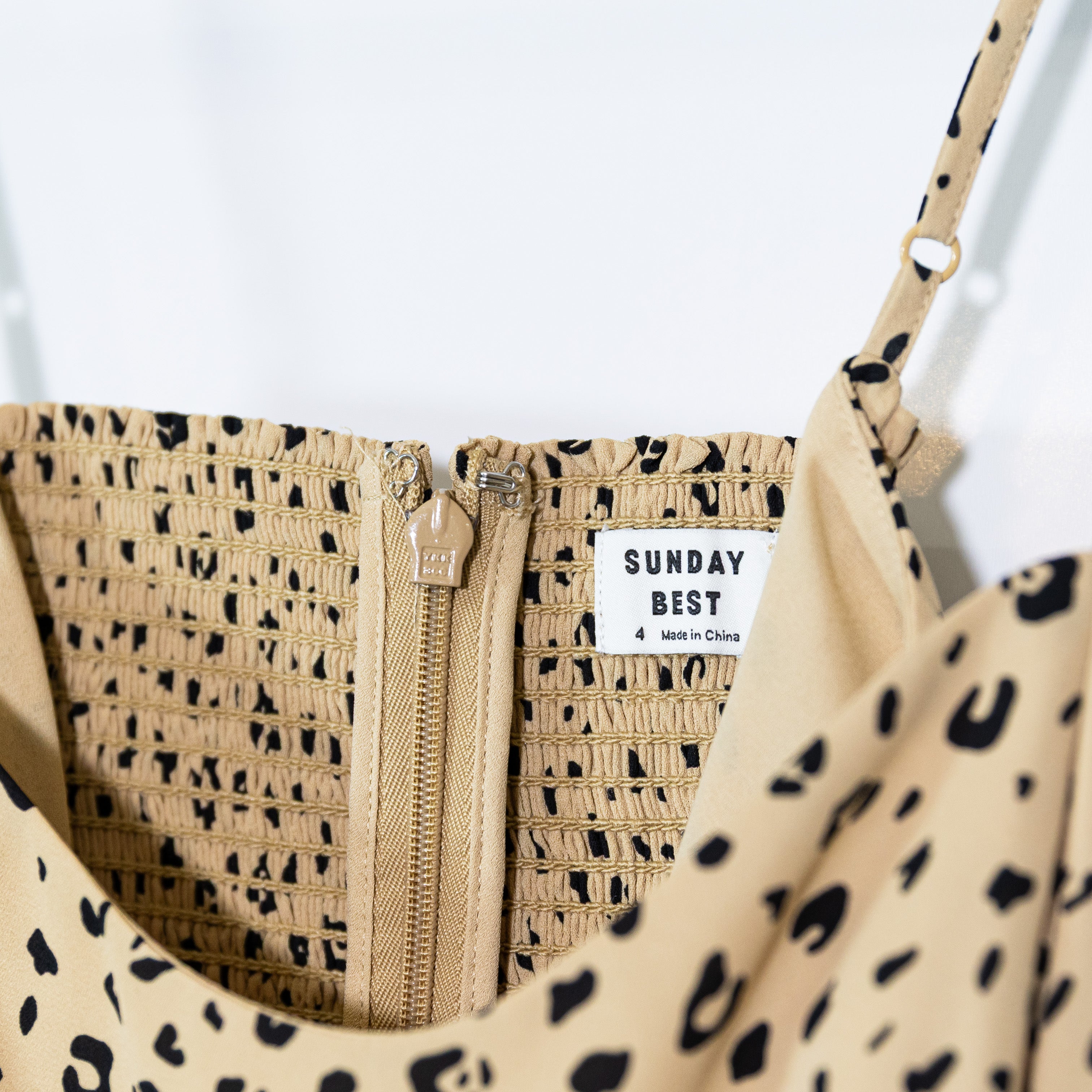Aritzia Sunday Best Animal Cheetah Leopard Print Pattern Chiffon Slip Mini Dress