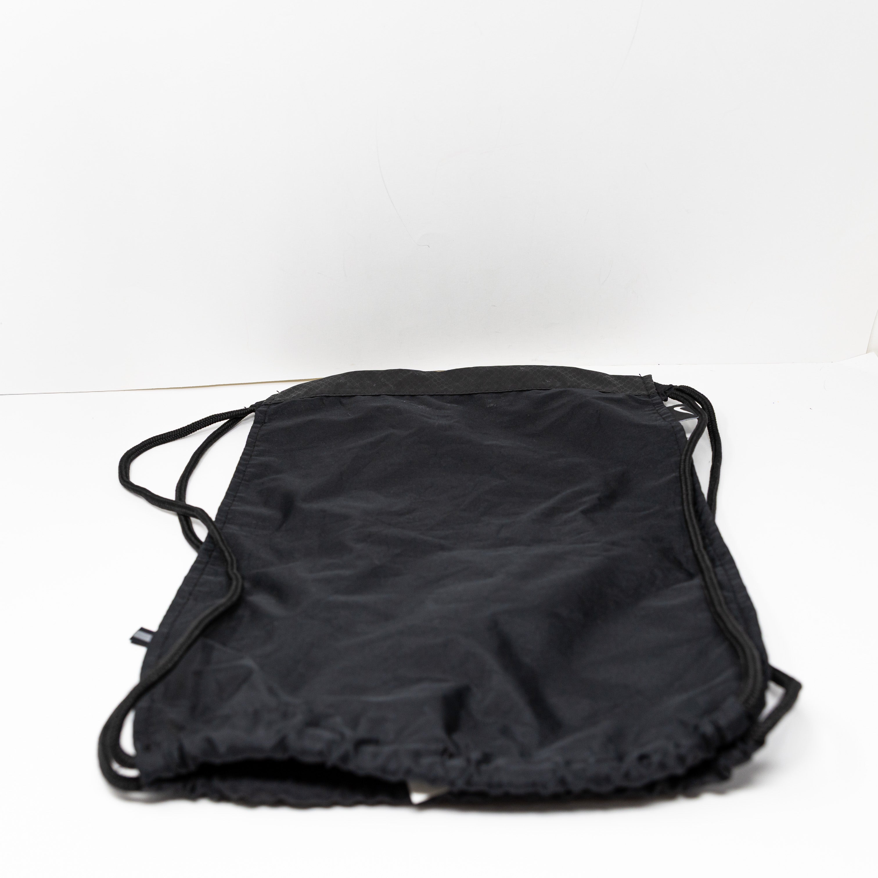 Nike Nylon Drawstring Top School Work Travel Backpack Black
