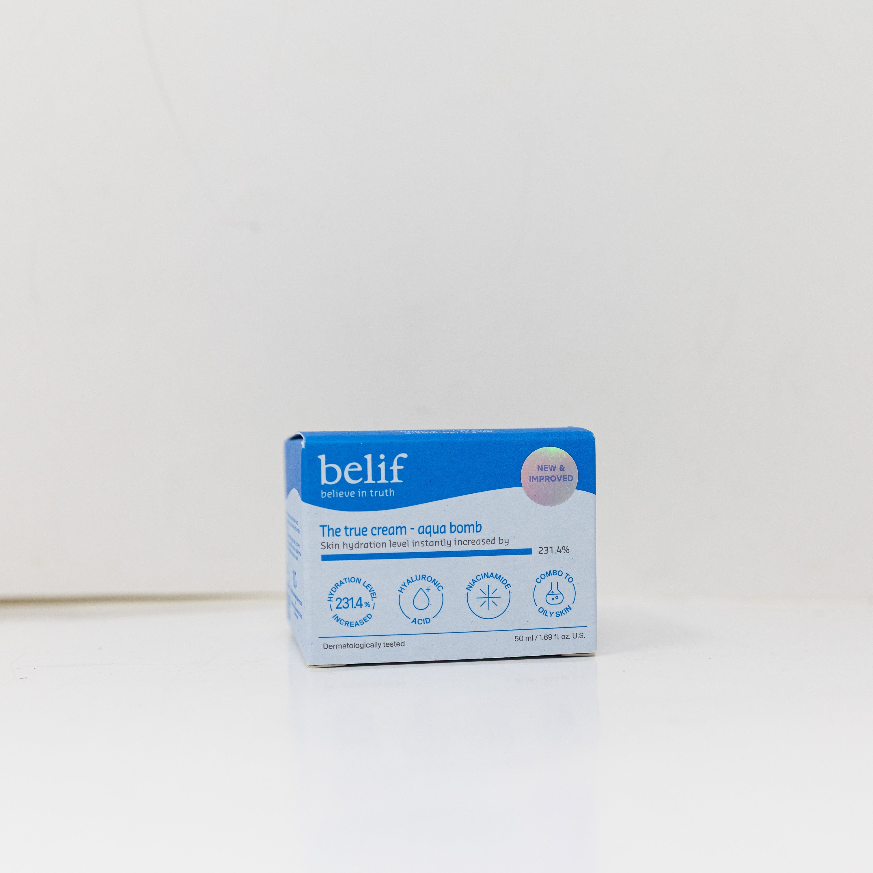 NEW Belif The True Cream Aqua Bomb Hydrating Face Facial Lotion Full Size 50 ml