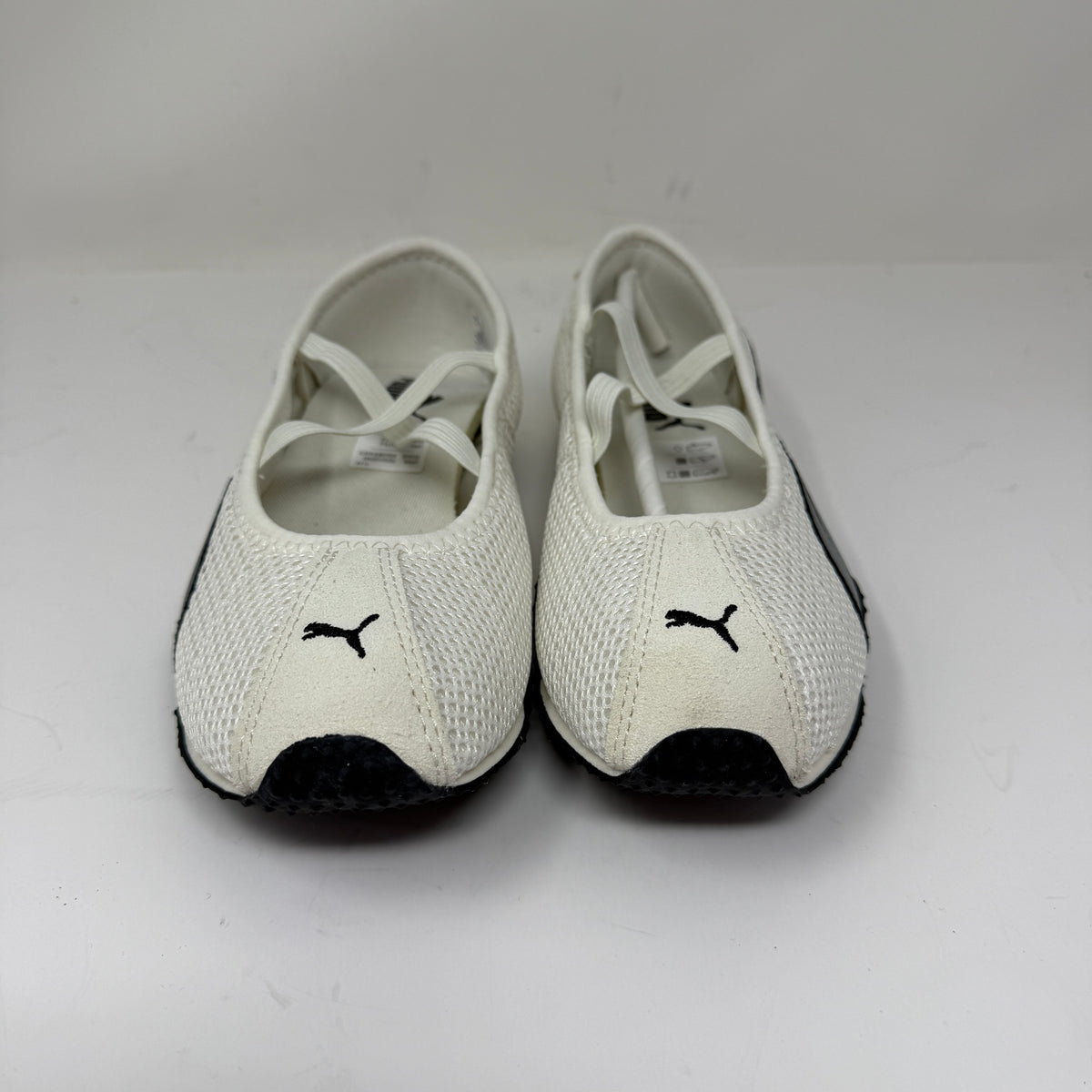 NEW Puma Women's H-Street Ballet Slip-On Sneakers Shoes Warm White Silver 6.5