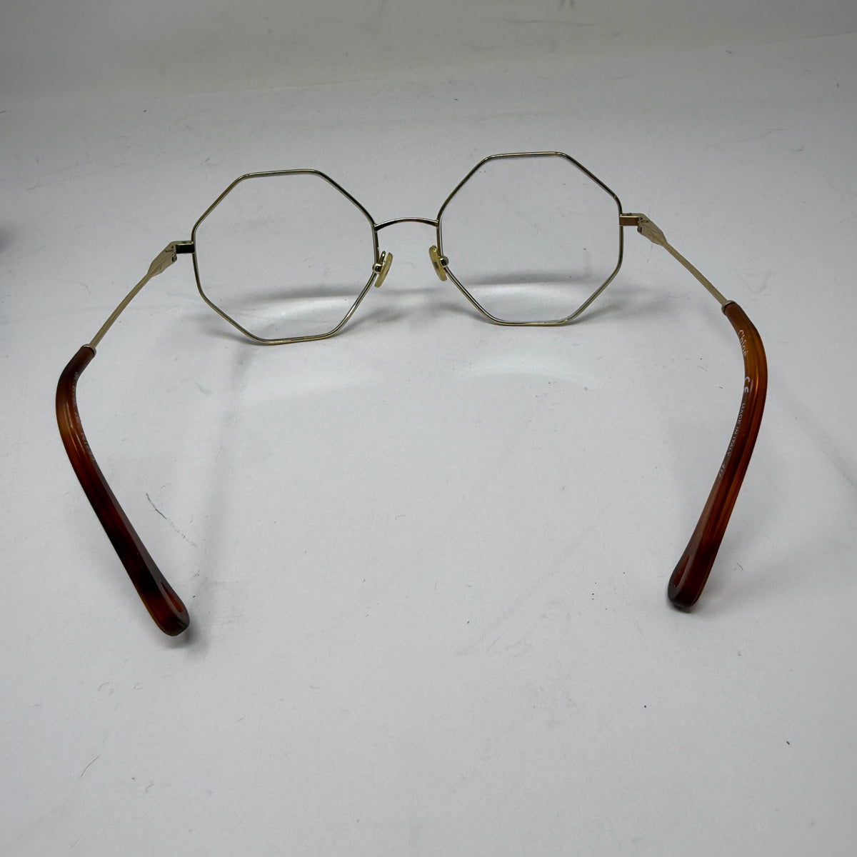 Chloe Made In Italy CE2134 Octagonal Gold Fame Magnifying Reading Glasses