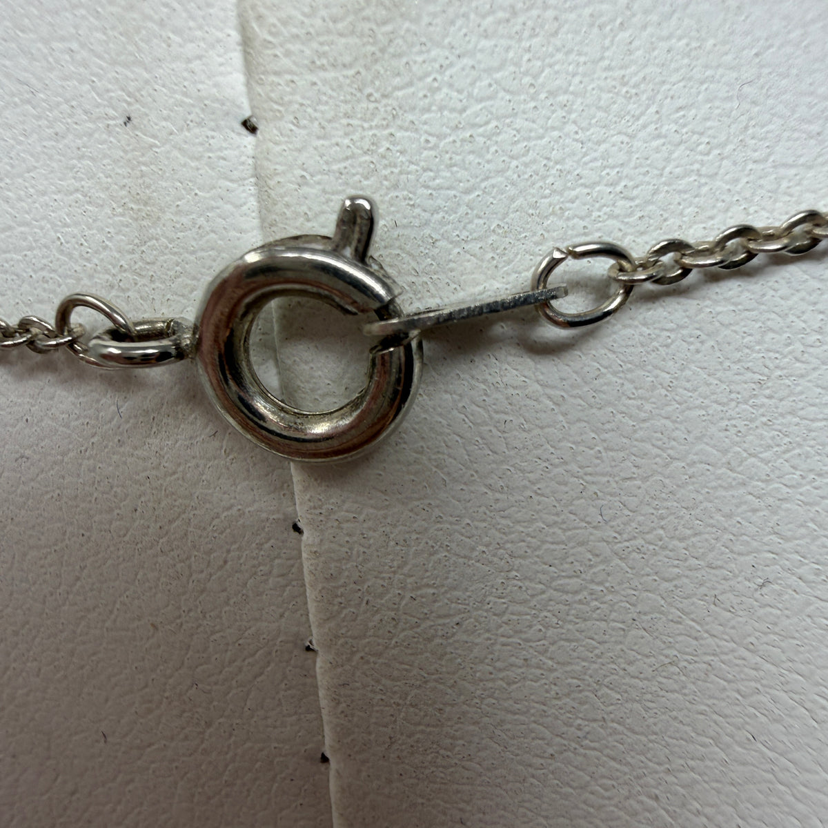 Tiffany &amp; Co Elsa Peretti Open Heart Pendant Charm 925 Sterling Silver Necklace
