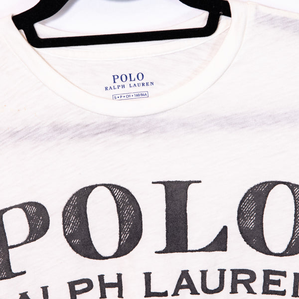 Polo Ralph Lauren New York Women's Cotton Graphic Print Short Sleeve Tee Shirt S