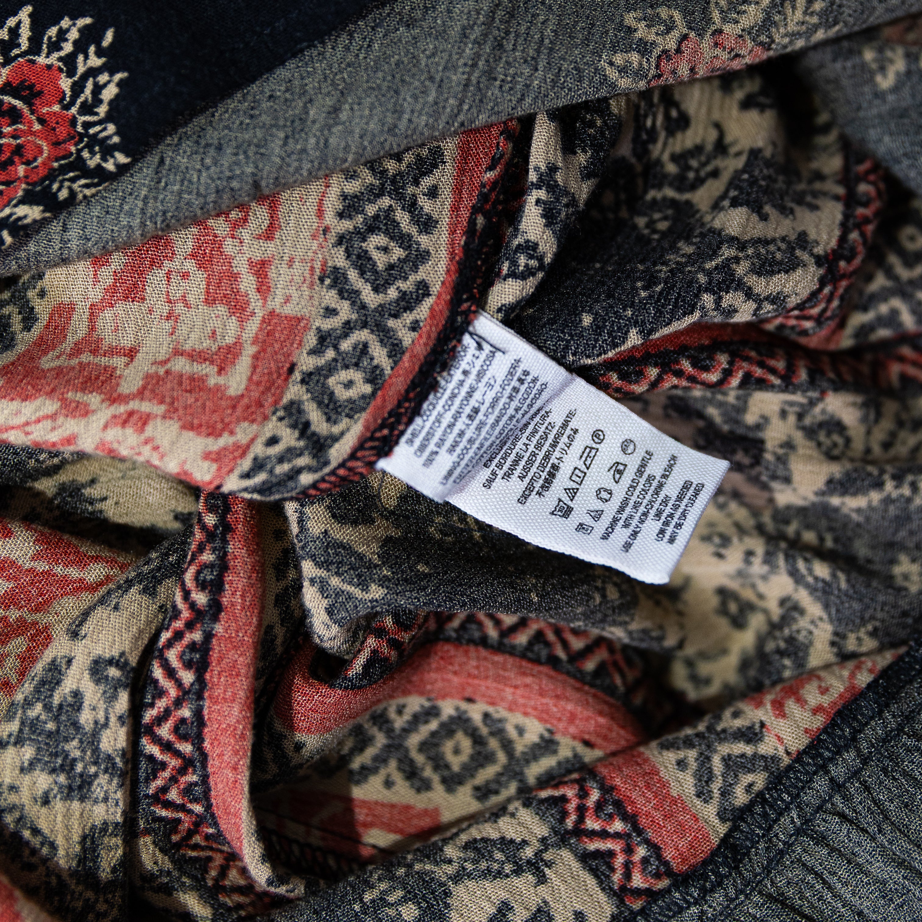 Free People You Made My Day Crepe Textured Boho Print Pattern Maxi Long Dress 4