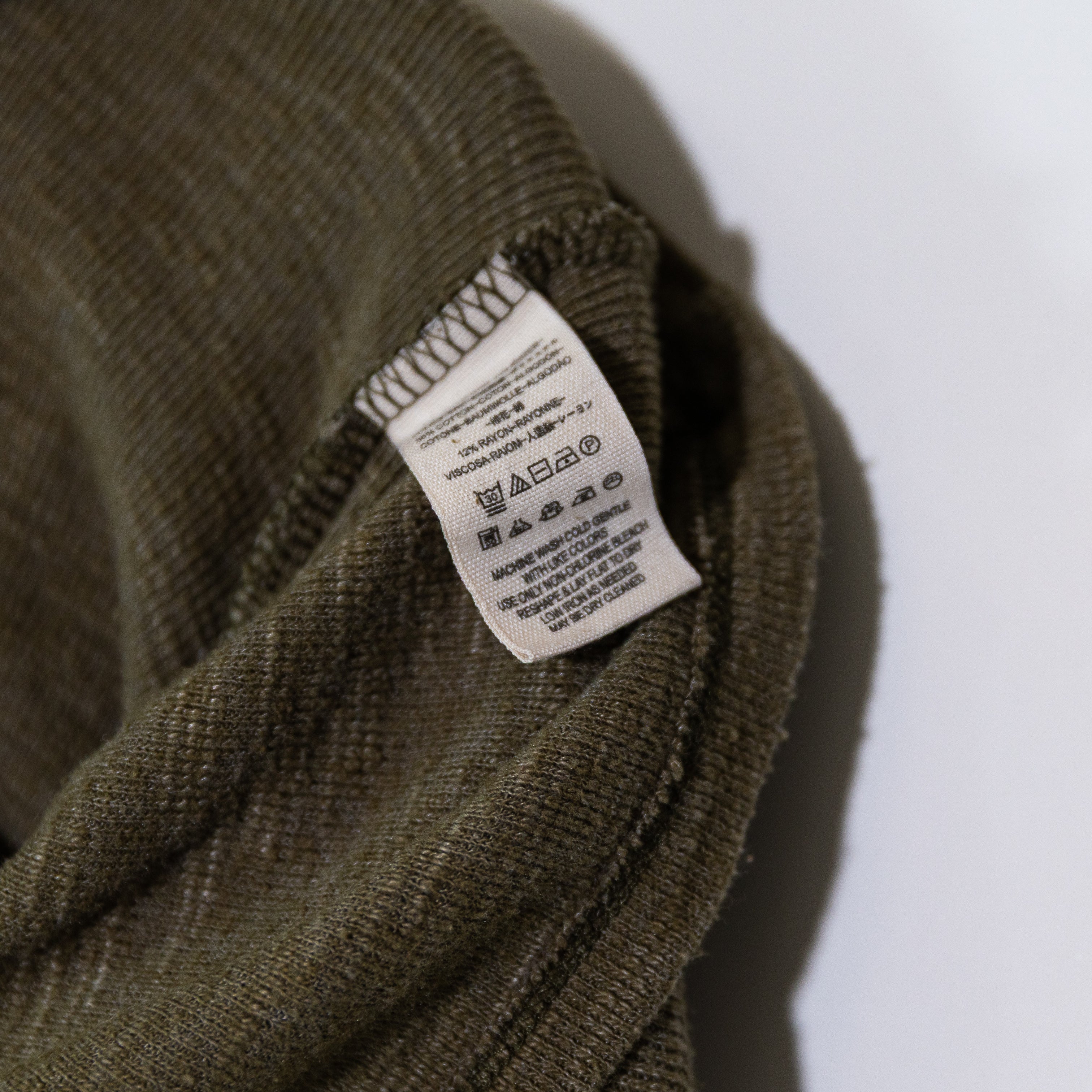 Free People Skyline Thermal Off The Shoulder Cotton Blend Slouchy Sweater Green