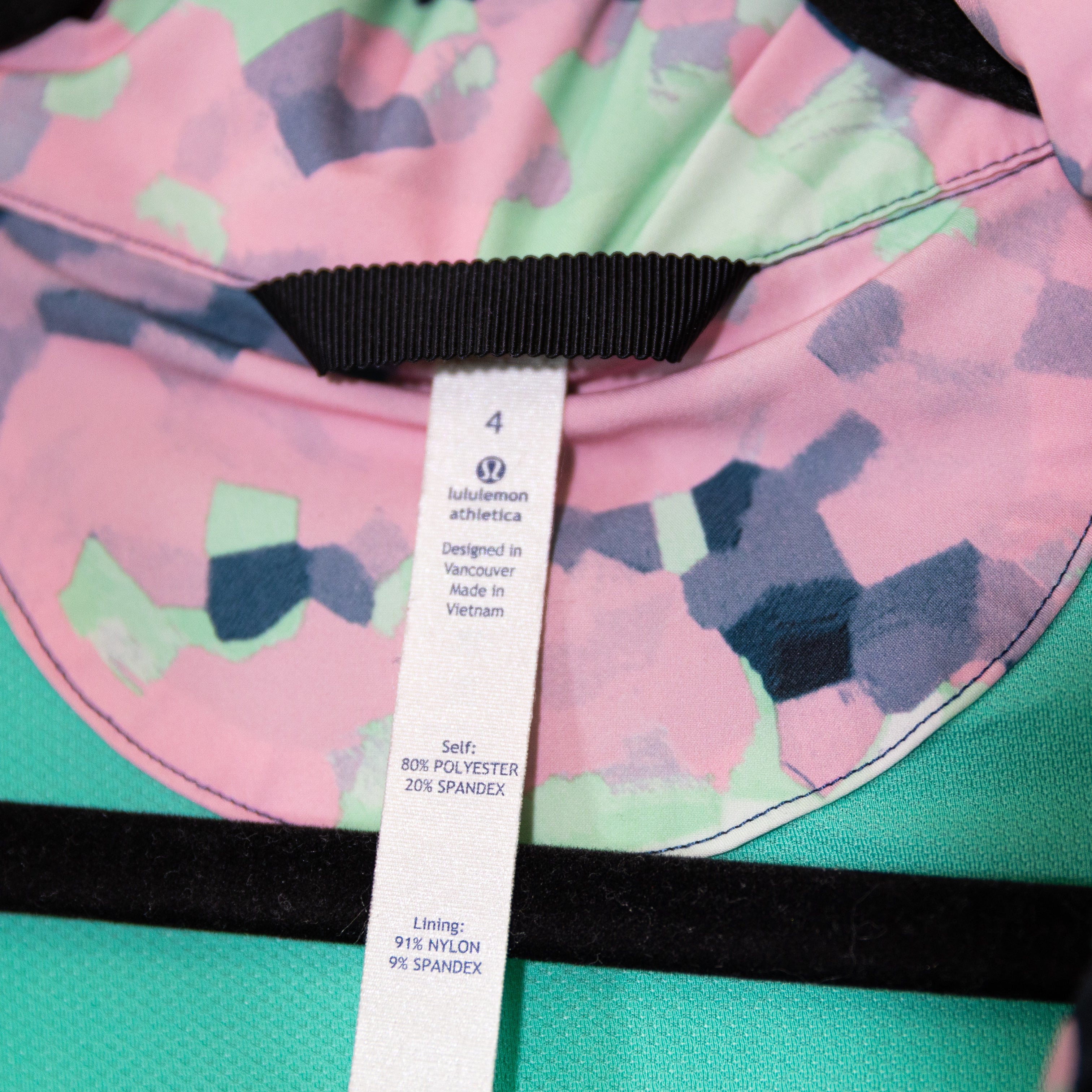 Lululemon Go The Distance Full Zip Lightweight Jacket Clouded Dreams Multi 4