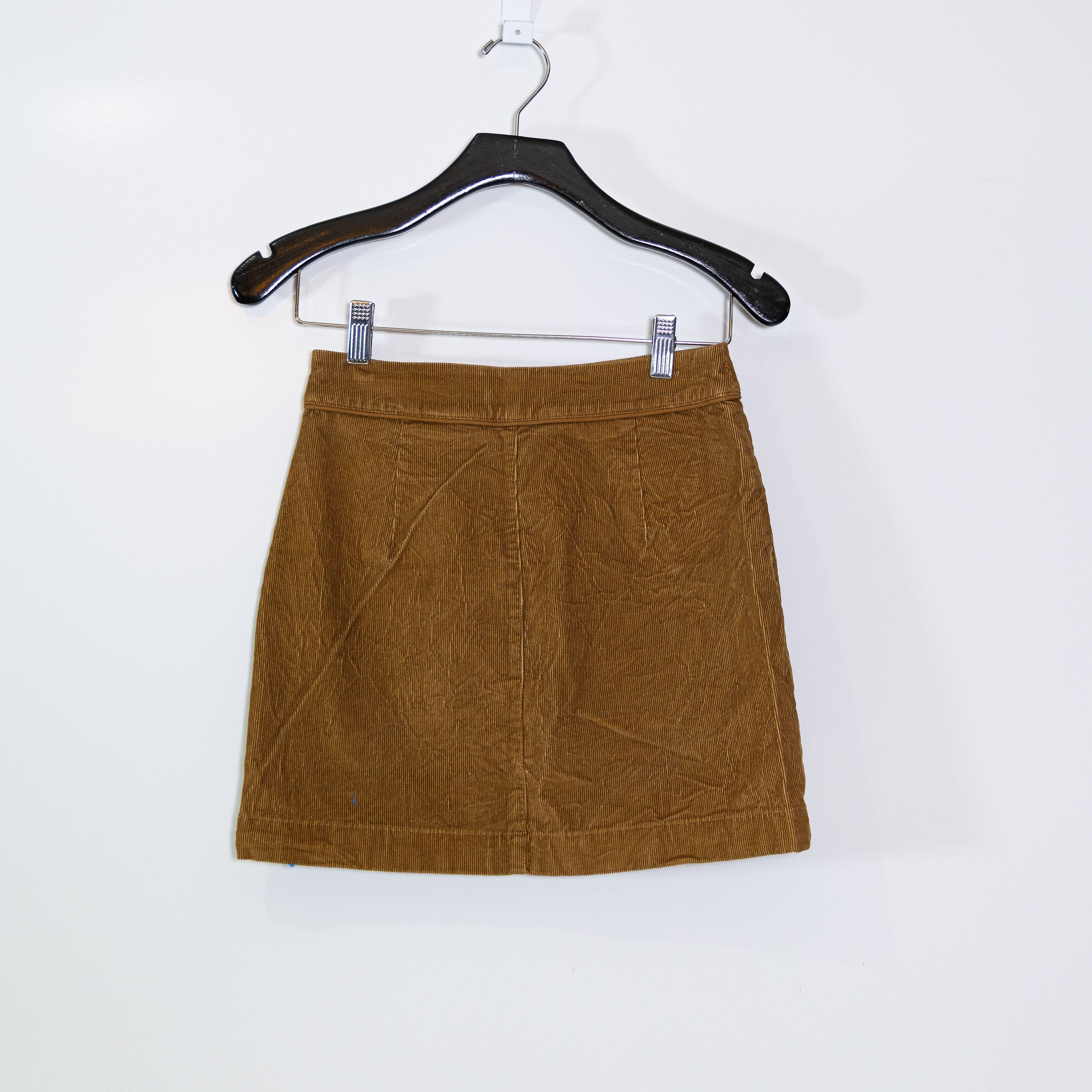 Wilfred Free Aritzia Karmen Corduroy Velvet Velour Ribbed Button Mini Skirt 2