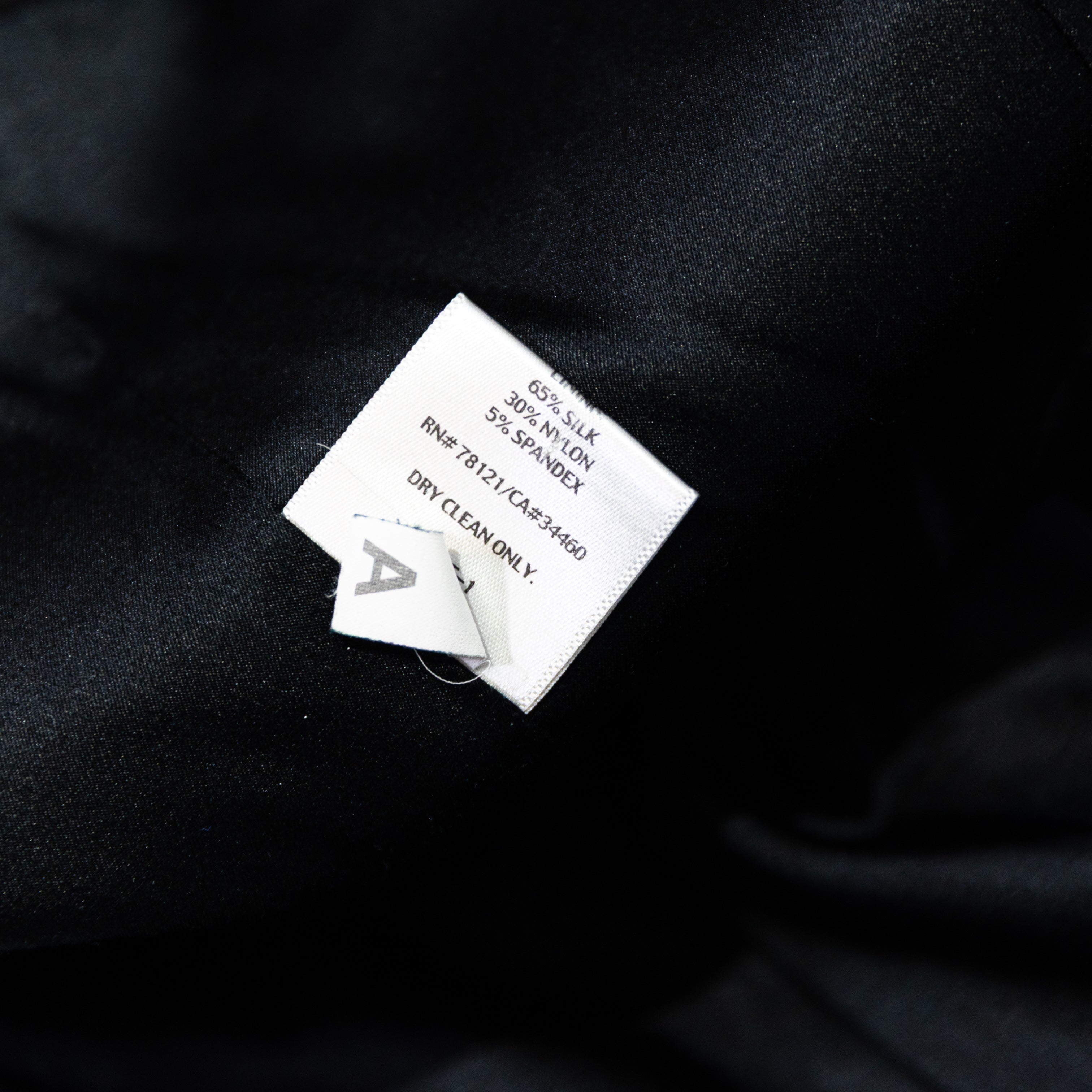 Eileen Fisher Women's Crepe Collarless Open Front Blazer Jacket Solid Black 6P