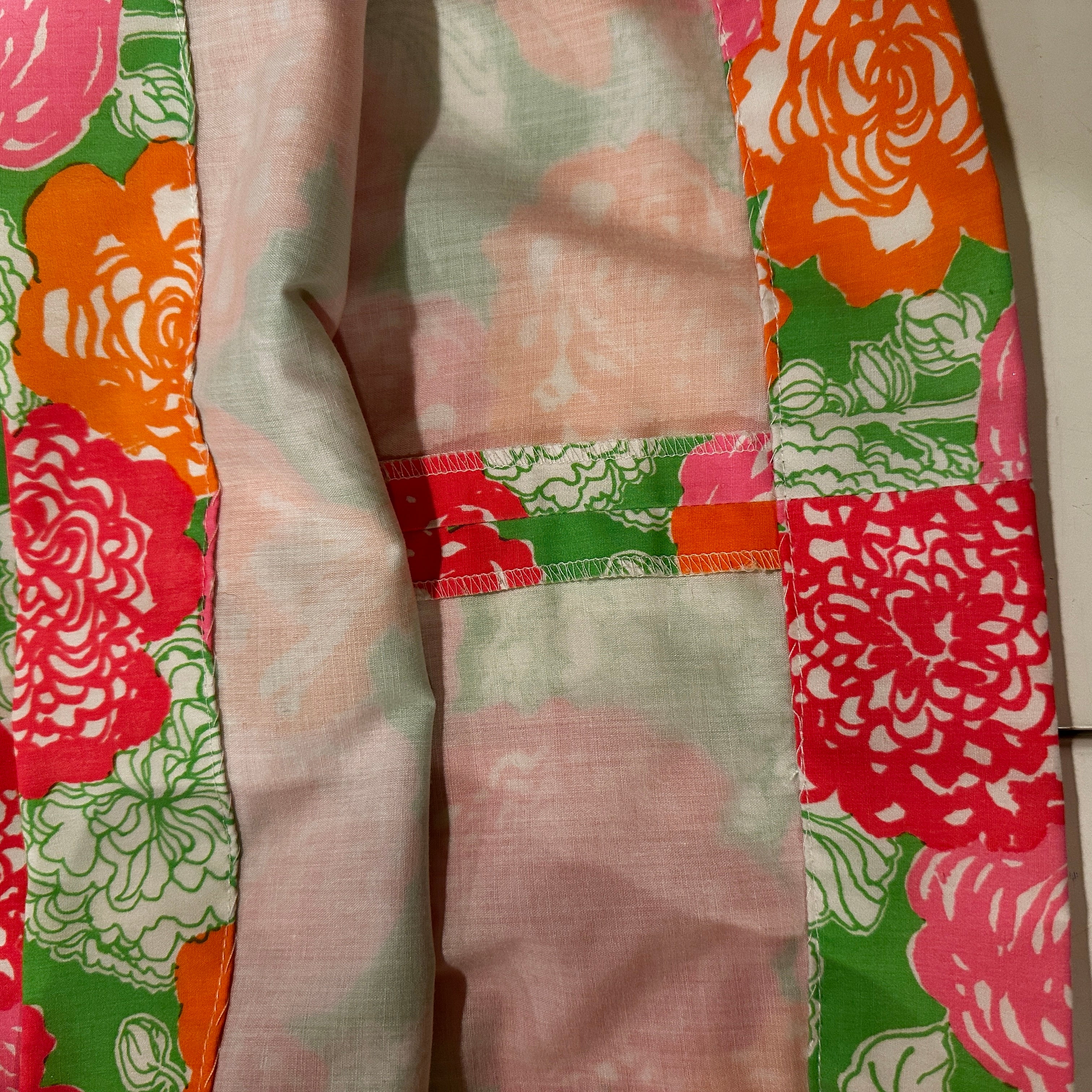 Lilly Pulitzer THE LILLY White Label Vintage Cotton Floral Flower Mini Skirt 12