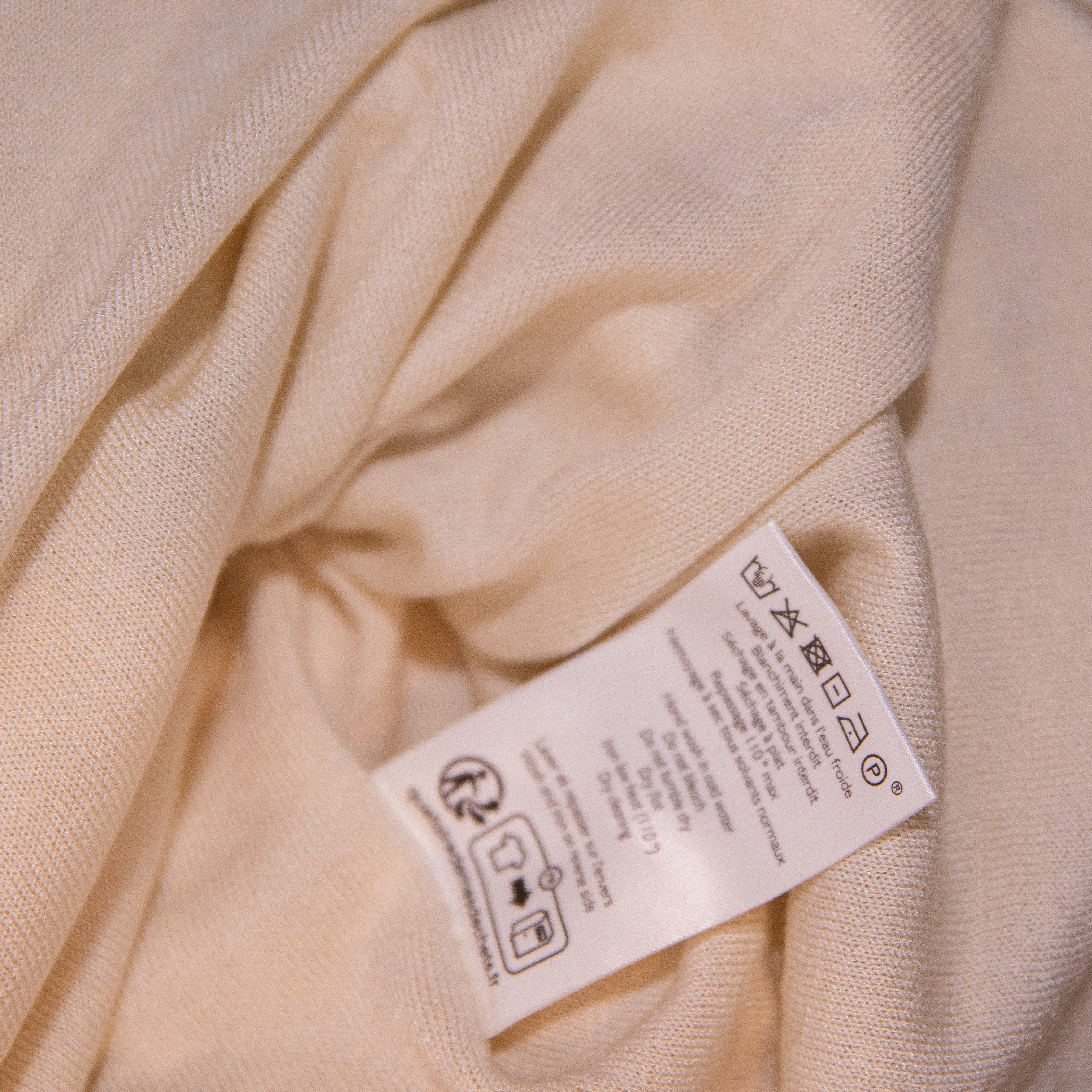 Sezane Leyla Organic Cotton Crochet Knit Sleeveless Tank Midi Dress Ivory XL