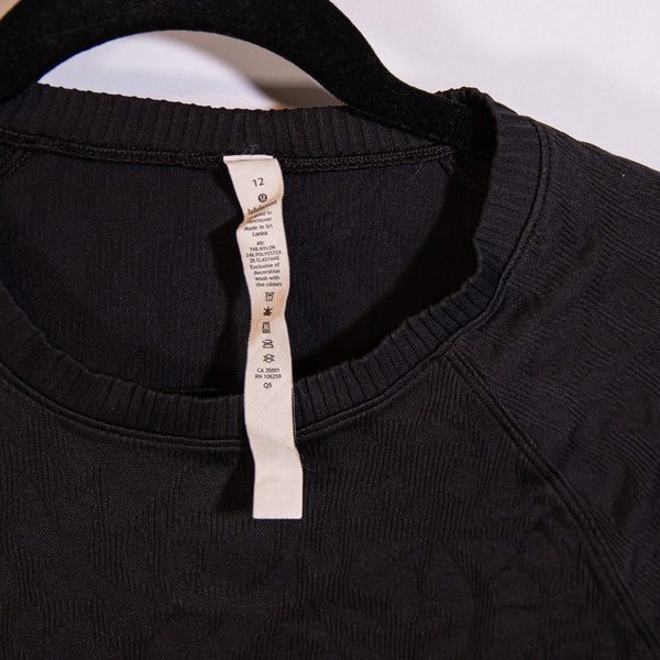 Lululemon Women's Rest Less Pullover Crew Neck Long Sleeve Work Out Shirt Top 12