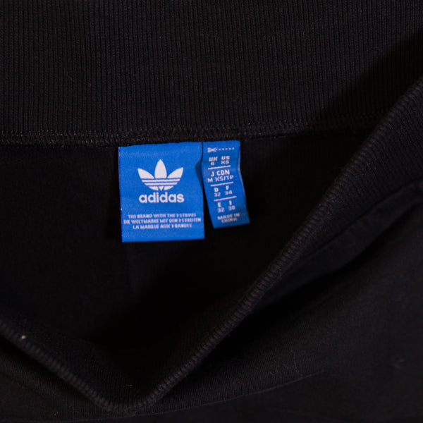 Adidas Originals Women's Three Stripe Cotton Pull On Mini Athletic Skirt Black