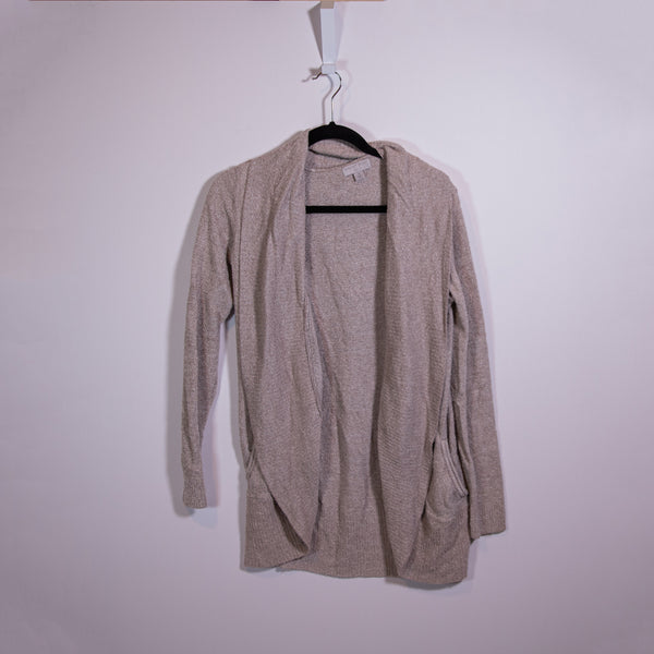 Barefoot Dreams CozyChic Lite Circle Open Front Knit Cardigan Sweater Style 452