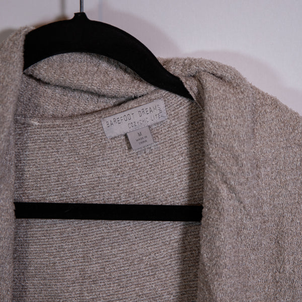Barefoot Dreams CozyChic Lite Circle Open Front Knit Cardigan Sweater Style 452