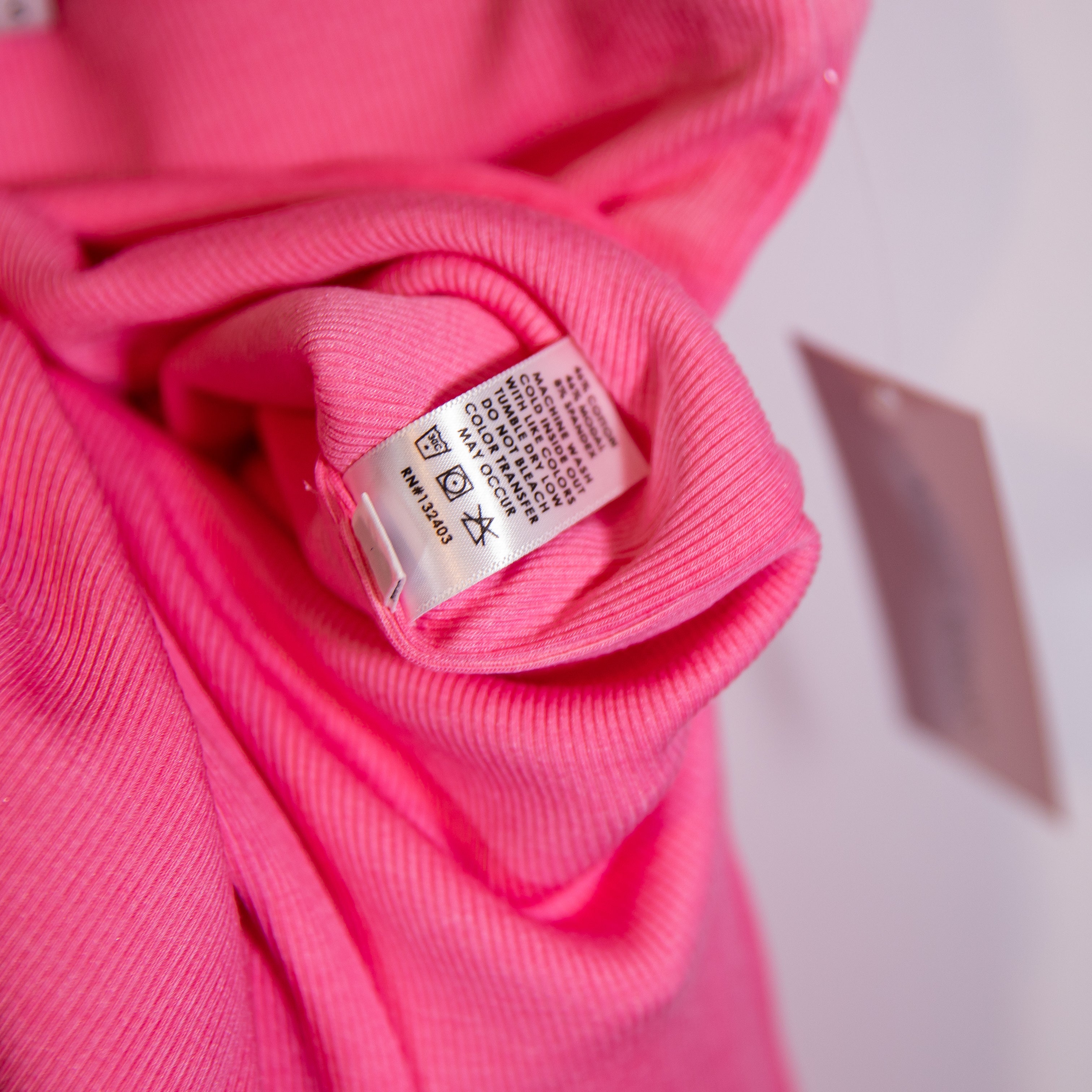 NEW Cotton Citizen Ribbed Sweater Knit Stretch Pull On Midi Skirt Solid Pink S