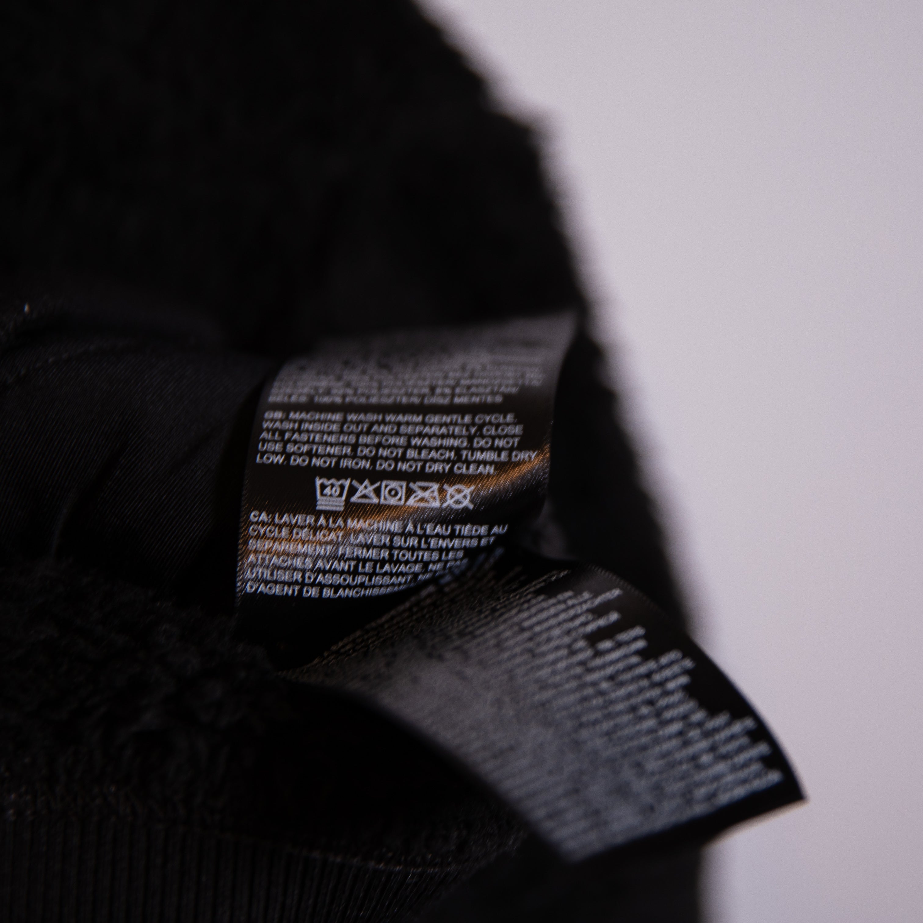 The North Face Teen Girl's Suave Oso Teddy Sherpa Full Zip Jacket Solid Black XS