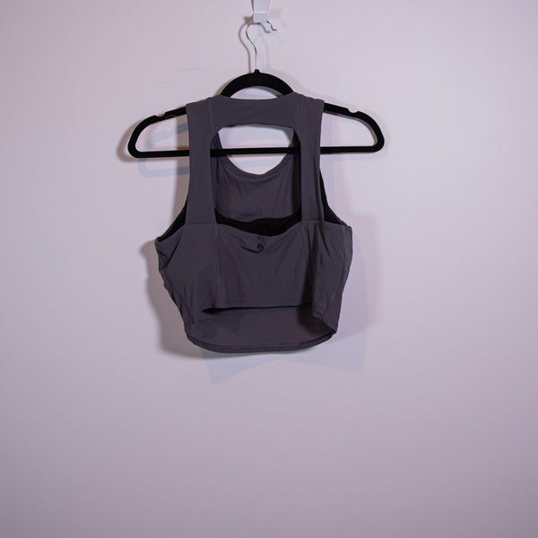 Lululemon Women's Lab Luxtreme Mesh Racerback Athletic Work Out Tank Top Anchor