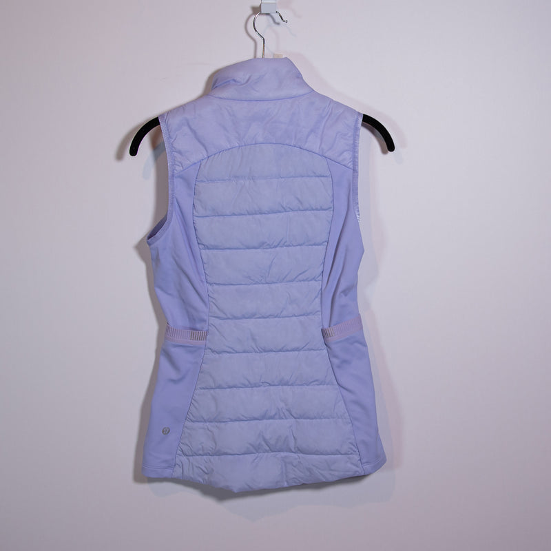 Lululemon Down for It All Lightweight Quilted Sleeveless Vest Lilac Smoke 4