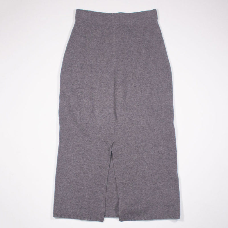 Babaton Aritzia The Group Johan Wool Blend Felt Straight Pencil Skirt Gray S