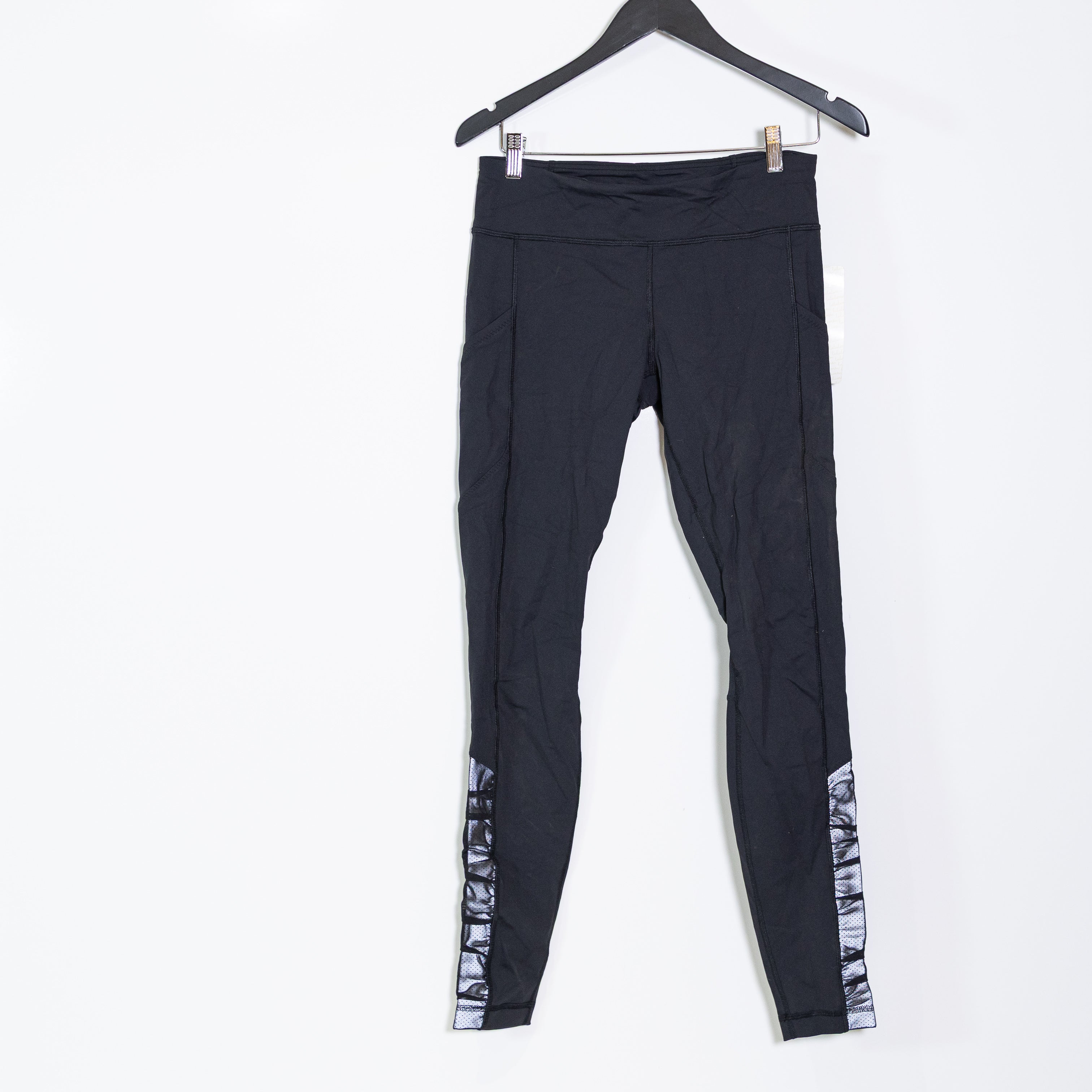 NEW Lululemon Run: Get Up And Glow Reflective Athlete Leggings Tight Black 10