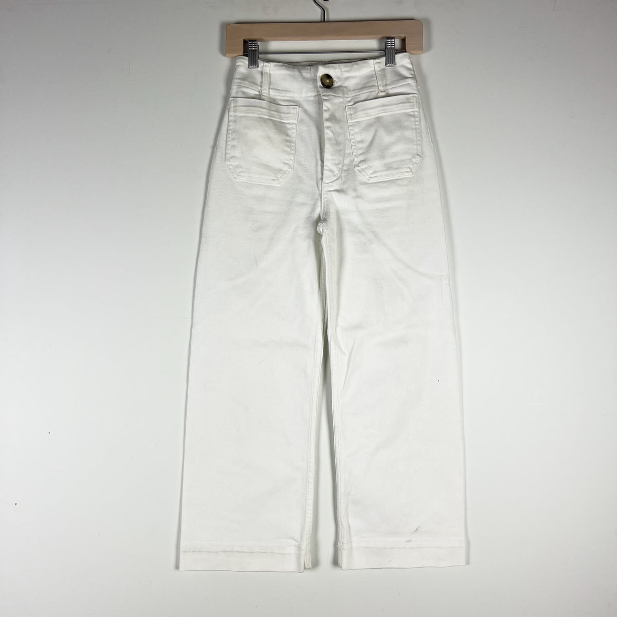 Maeve Anthropologie The Colette Cotton Stretch Straight Leg Denim Trouser Jeans