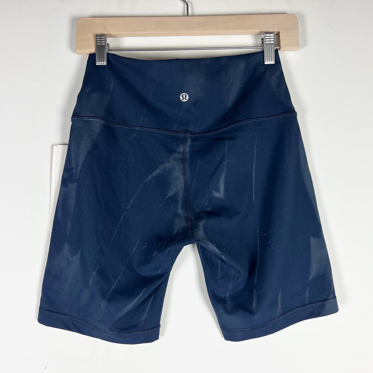 NEW Lululemon Wunder Train High-Rise Short 8" Sun Bleached Wash True Navy 8