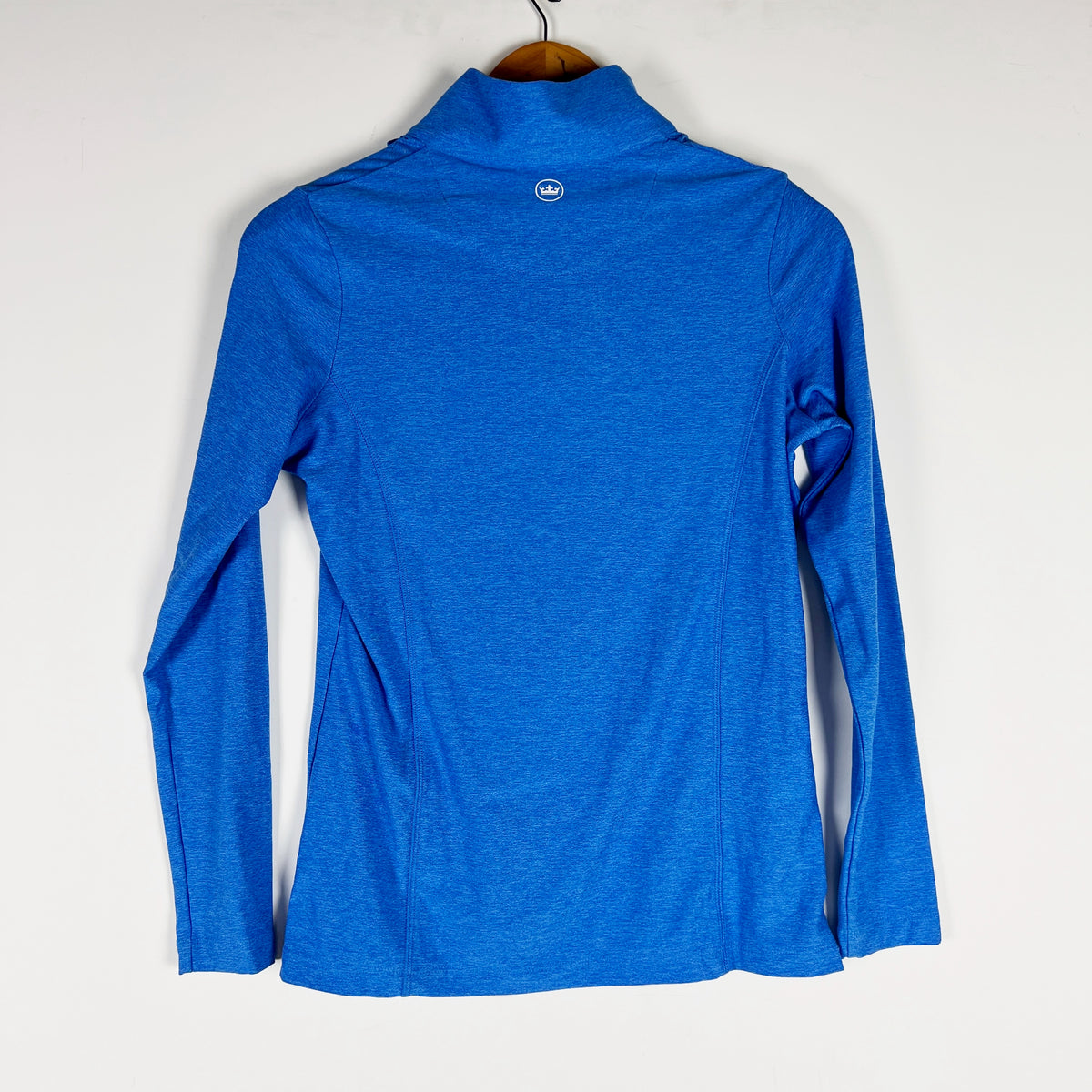Peter Millar Women's Quarter Zip Ultra Soft Pullover Lightweight Sweater Blue XS
