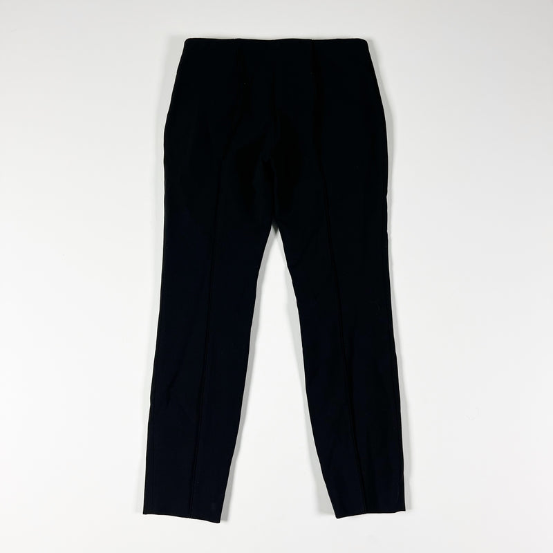 The Row Women's Virgin Wool Stretch Mid Rise Ankle Crop Straight Leg Casual Pant