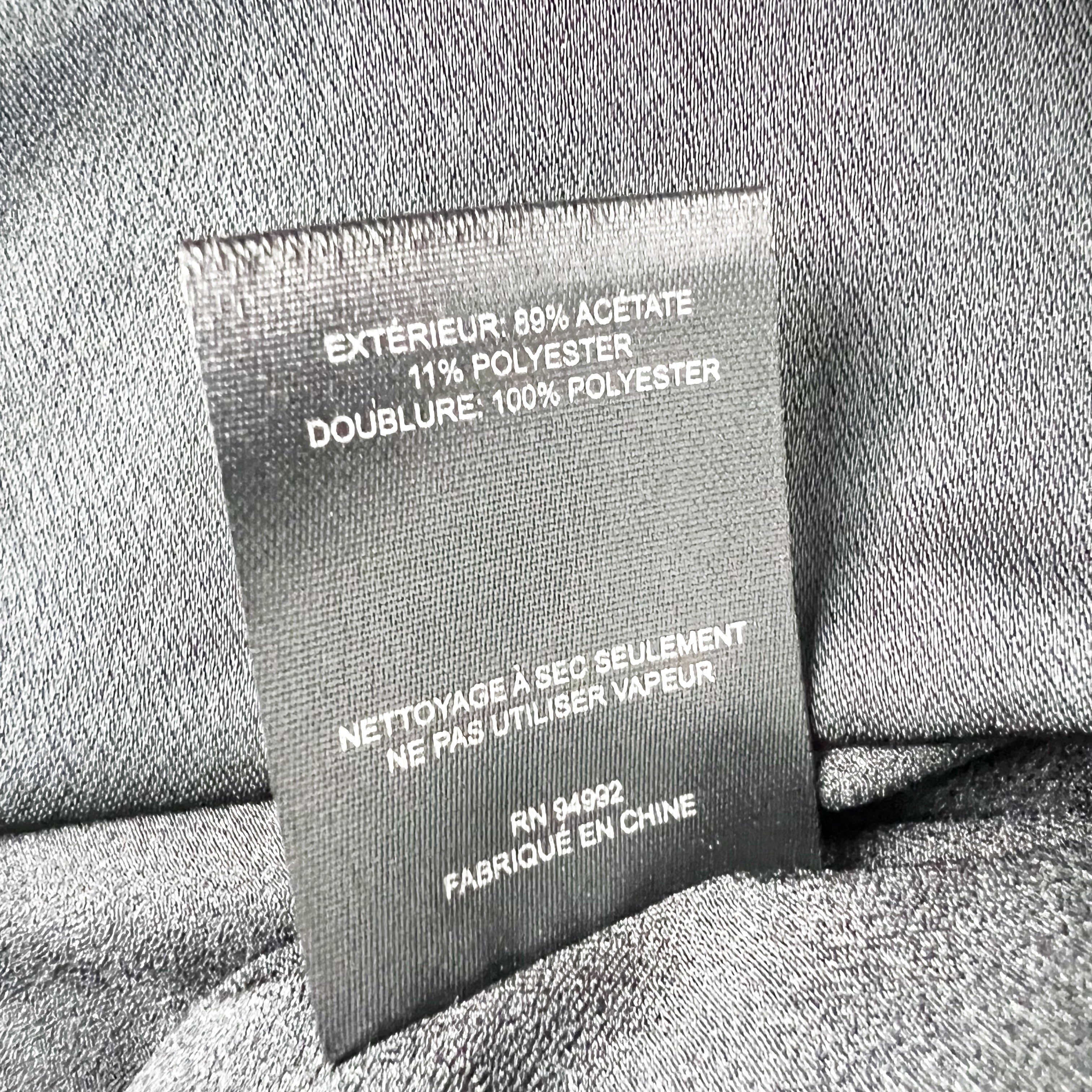 Jonathan Simkhai Mae Draped Asymmetrical Pleated Satin Mini Black Party Skirt 0