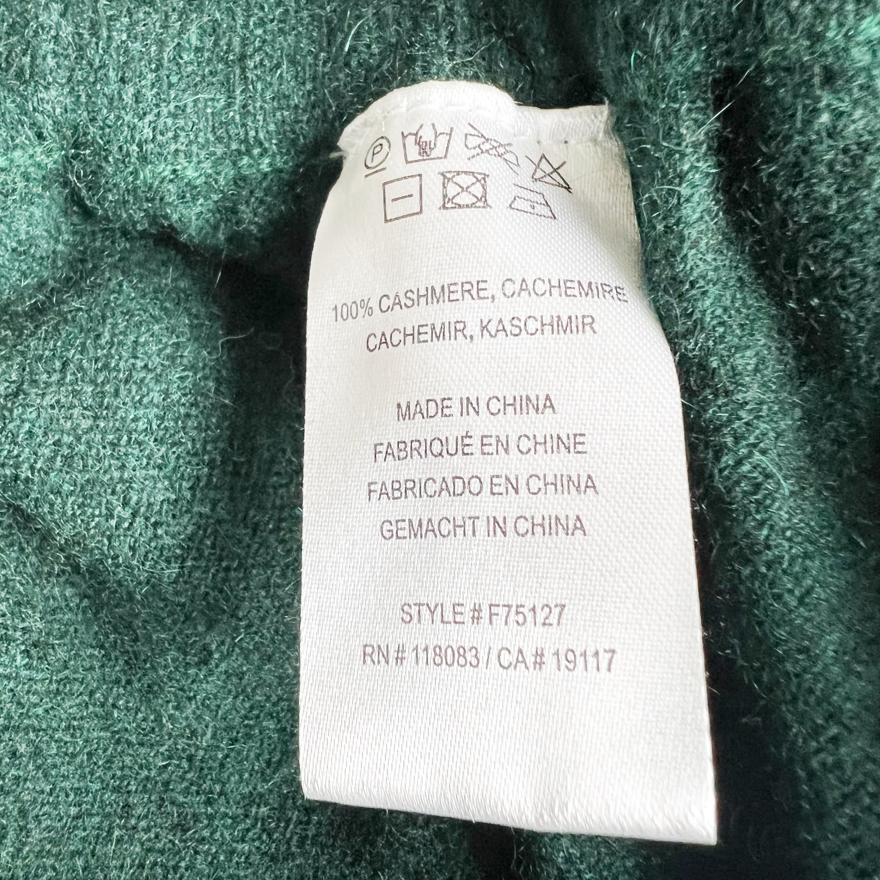 NEW Minnie Rose 100% Cashmere Knit Stretch A Line Mini Pull On Skirt Green XS