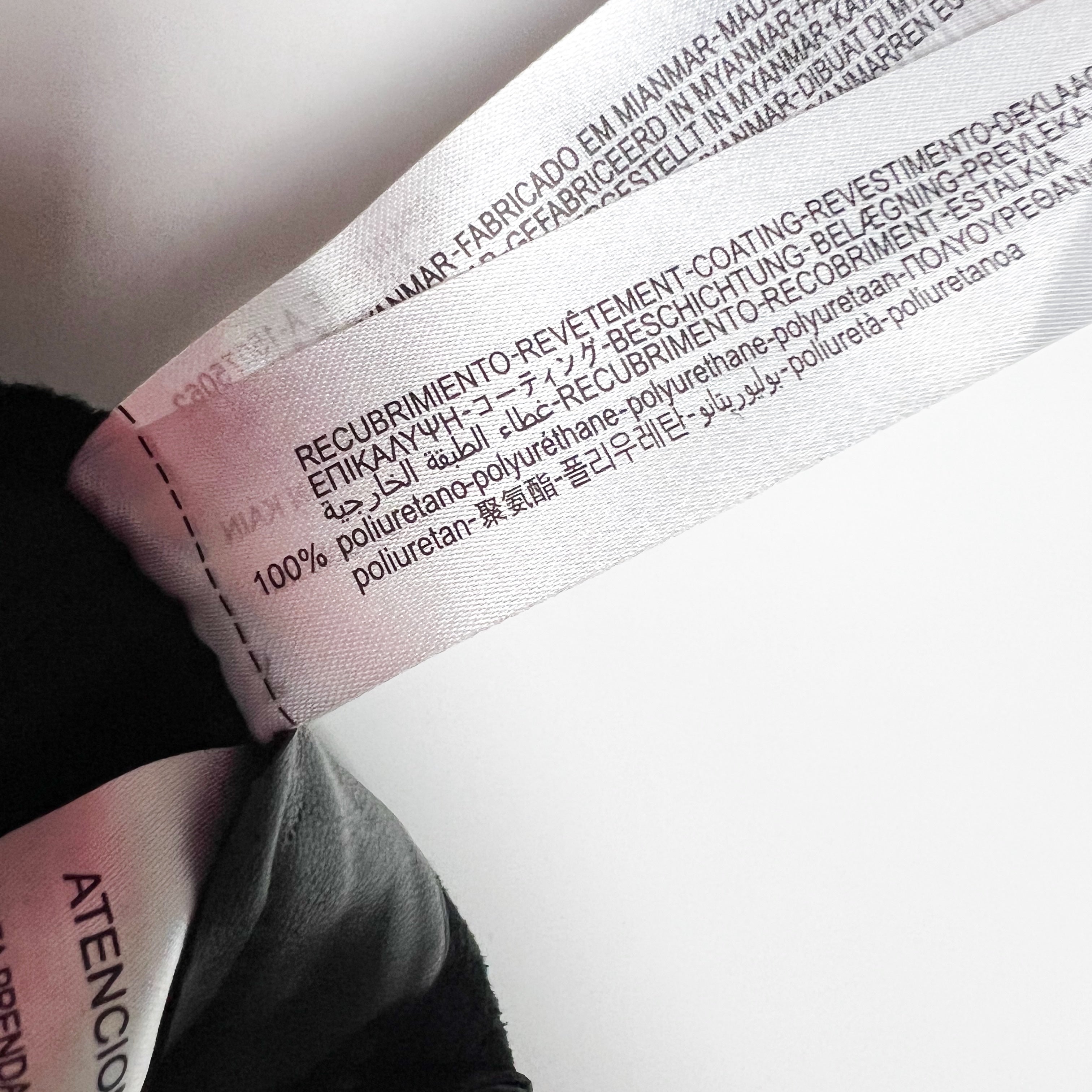 Zara Faux Vegan Leather High Neck Quarter Sleeve Backless Mini Party Dress Black